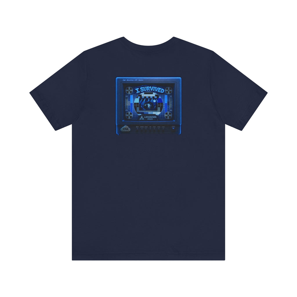 I Survived 2020 — "Please Stand By" Test Pattern Tee Lockdown Summer Exclusive Unisex Jersey Short Sleeve Tee