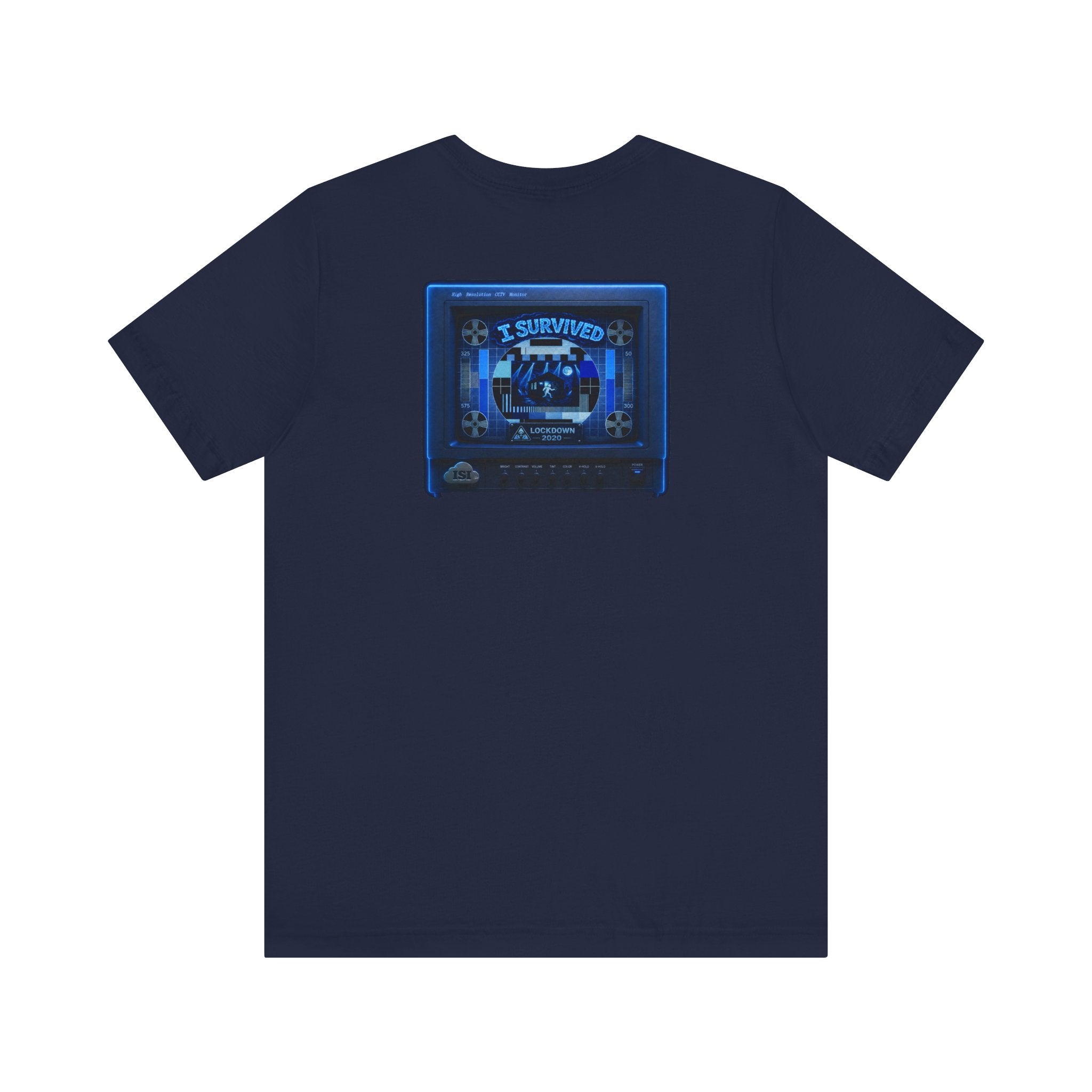 I Survived 2020 — "Please Stand By" Test Pattern Tee Lockdown Summer Exclusive Unisex Jersey Short Sleeve Tee