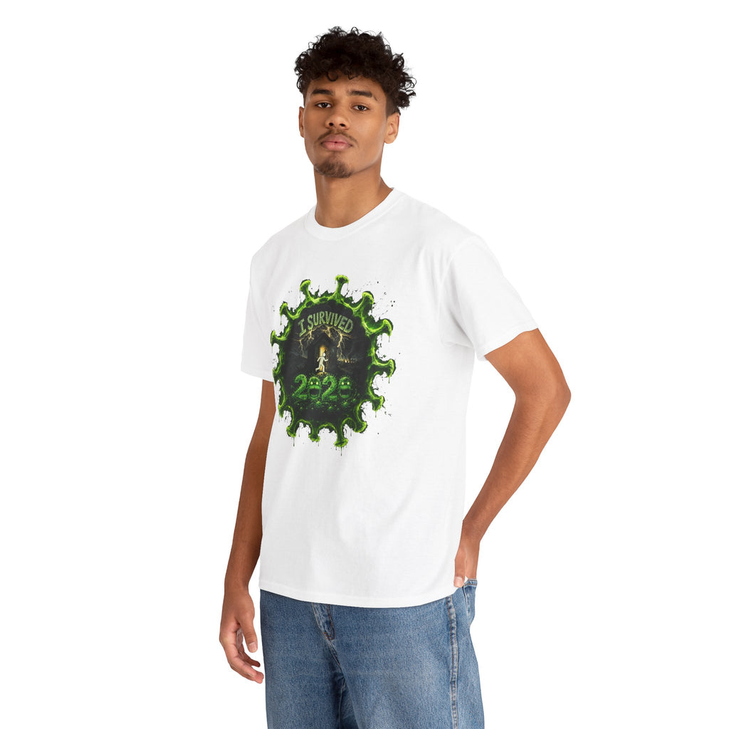 I Survived 2020 — Director's Cut S1:E3 "The Jab!" | Pandemic Edition Unisex Heavy Cotton Tee