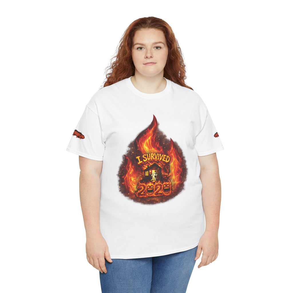 I Survived 2020 — Director's Cut S2:E3 "The California Wildfires" | Wildfire Edition Memorial Unisex Heavy Cotton Tee (SPECIAL EDITION)