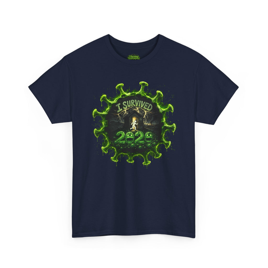 I Survived 2020 — Director's Cut S1:E1 "COVID-19: The Coronavirus" | Pandemic Edition Unisex Heavy Cotton Tee