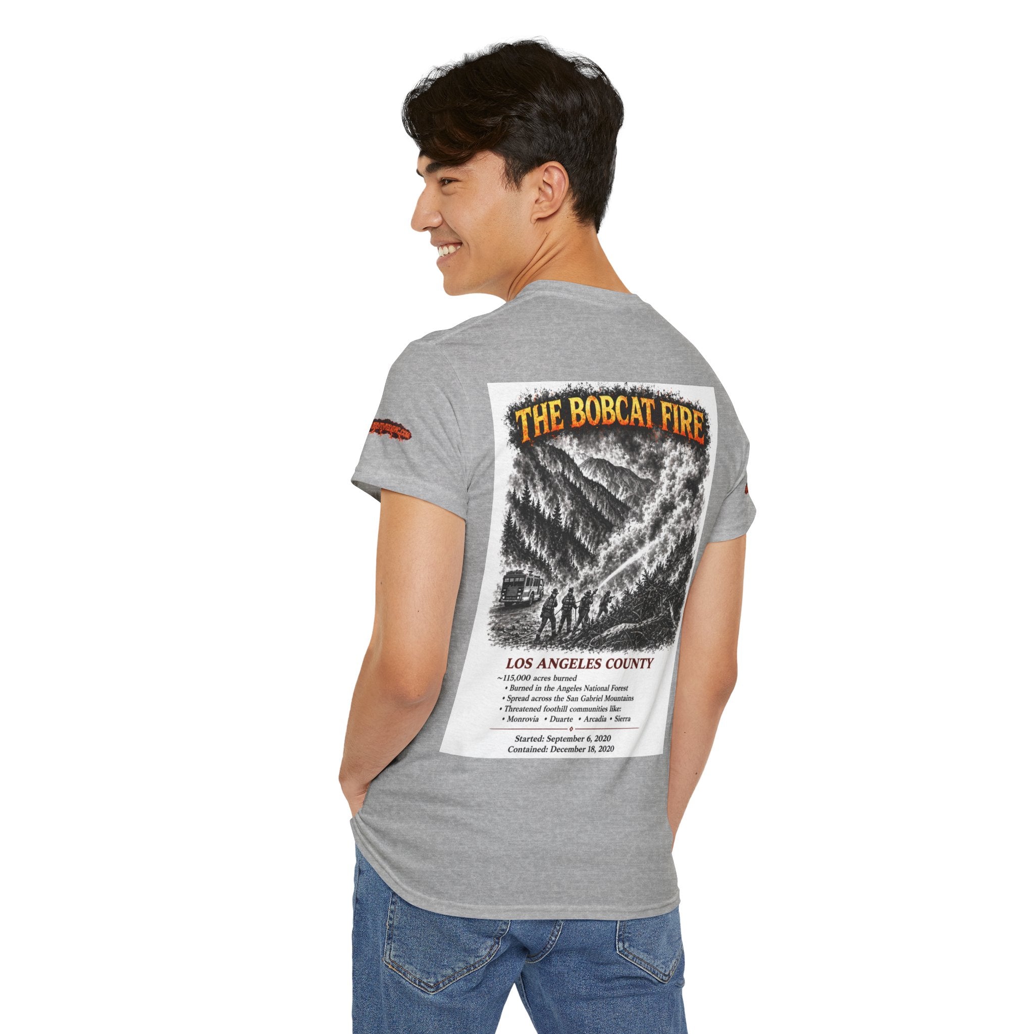 I Survived 2020 — S2:E2 "The Bobcat Fire" | Wildfire Edition Memorial Unisex Heavy Cotton Tee (SPECIAL EDITION)