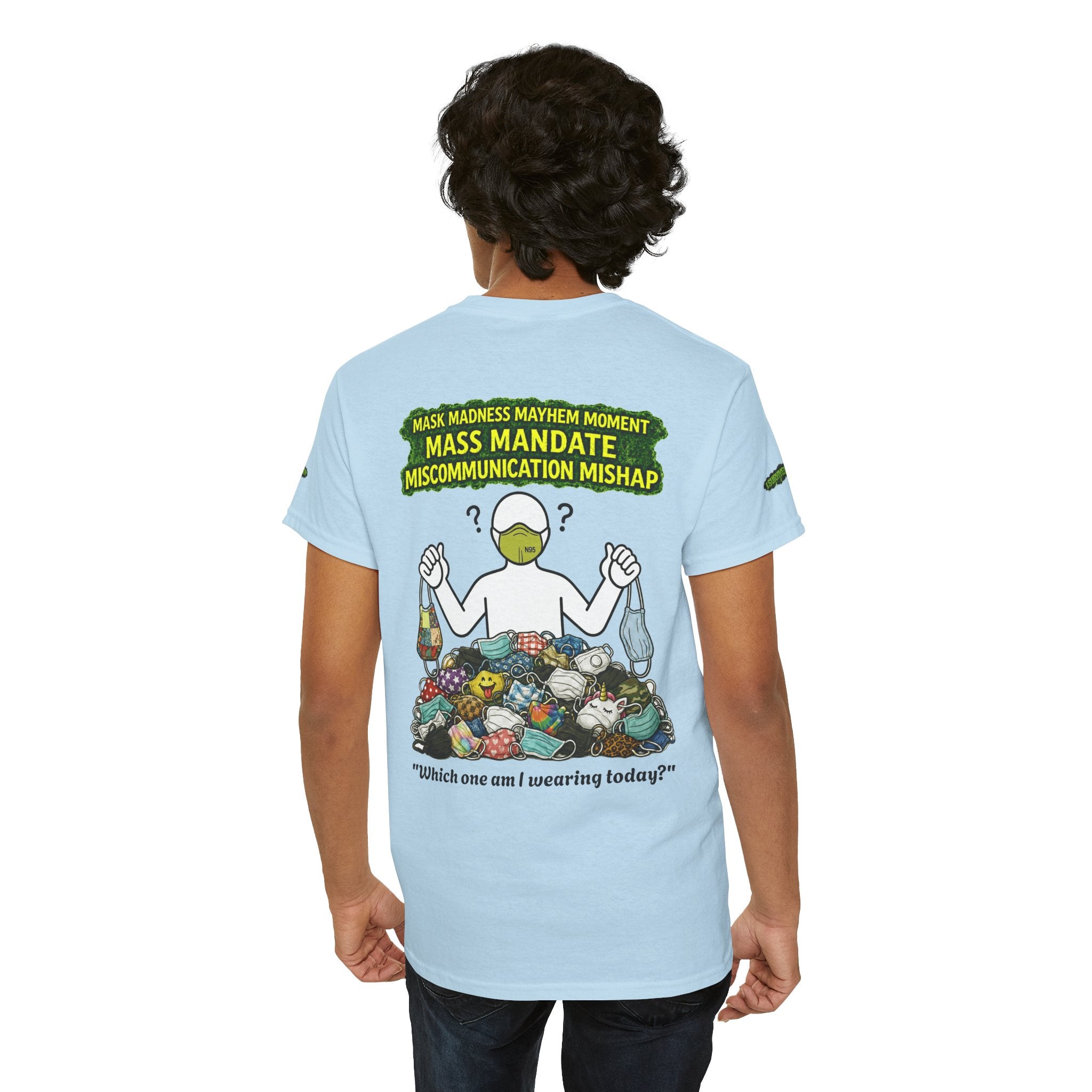I Survived 2020 — PANDEMIC S1:E4: Special Edition "Mask Madness" Unisex Heavy Cotton Tee