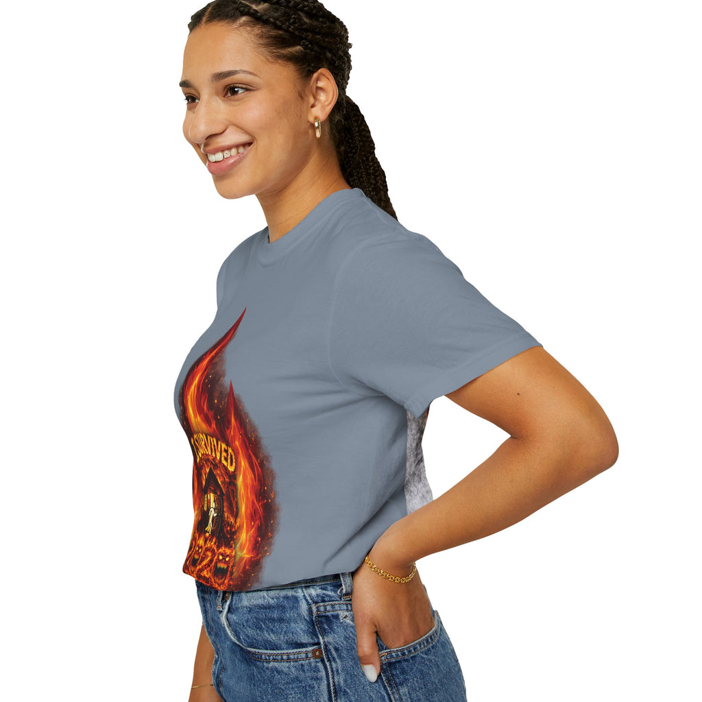 I Survived 2020 — Director's Cut S2:E4 "Western U.S. Wildfire Season" | Mid-Season Finale Pt. 1 | Wildfire Edition Memorial Unisex Garment-Dyed T-shirt