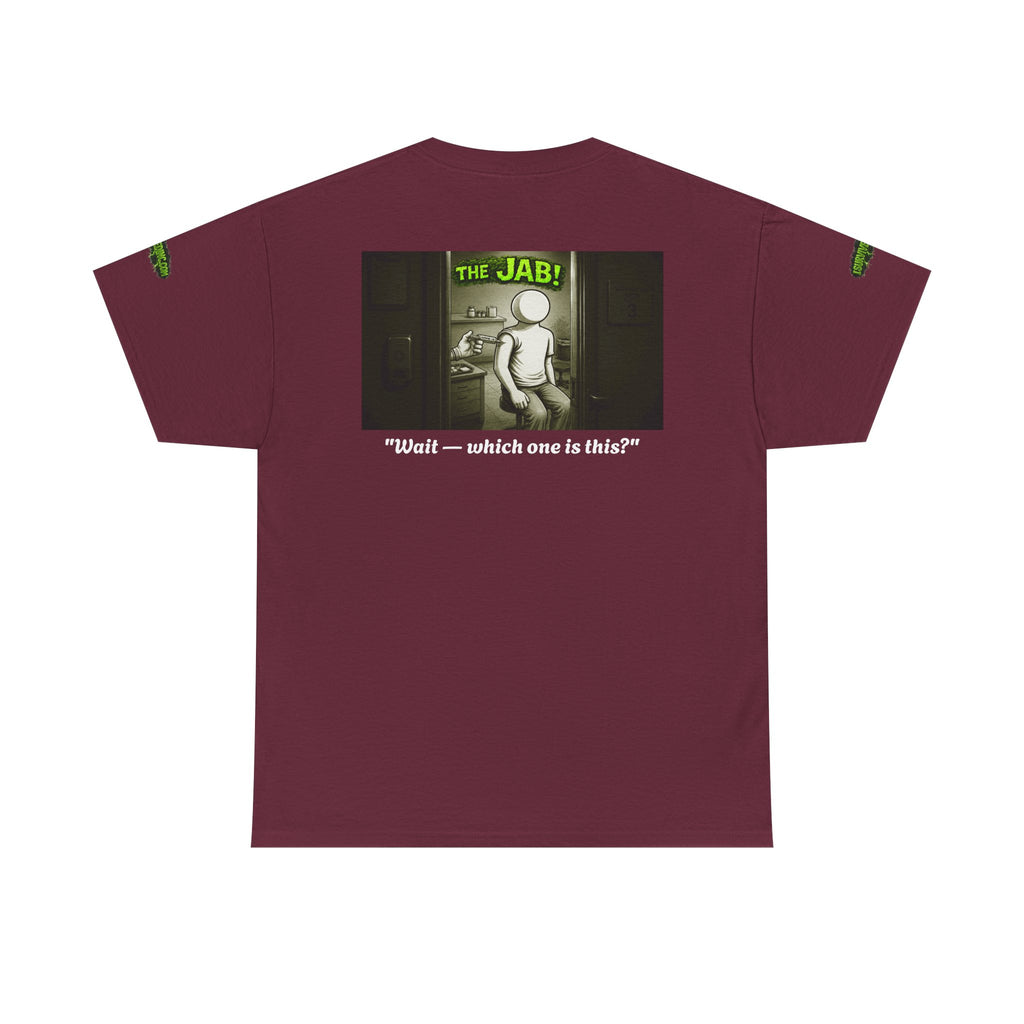 I Survived 2020 — PANDEMIC S1:E3: Director's Cut Special Edition "The Jab!" Unisex Heavy Cotton Tee