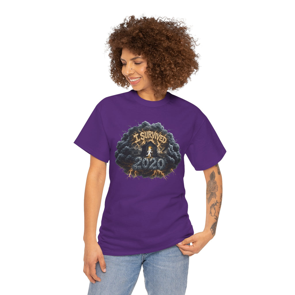 I Survived 2020 —  Deriector's Cut Original Design Teaser Tee | Season 1 Premiere Drop Unisex Heavy Cotton Tee