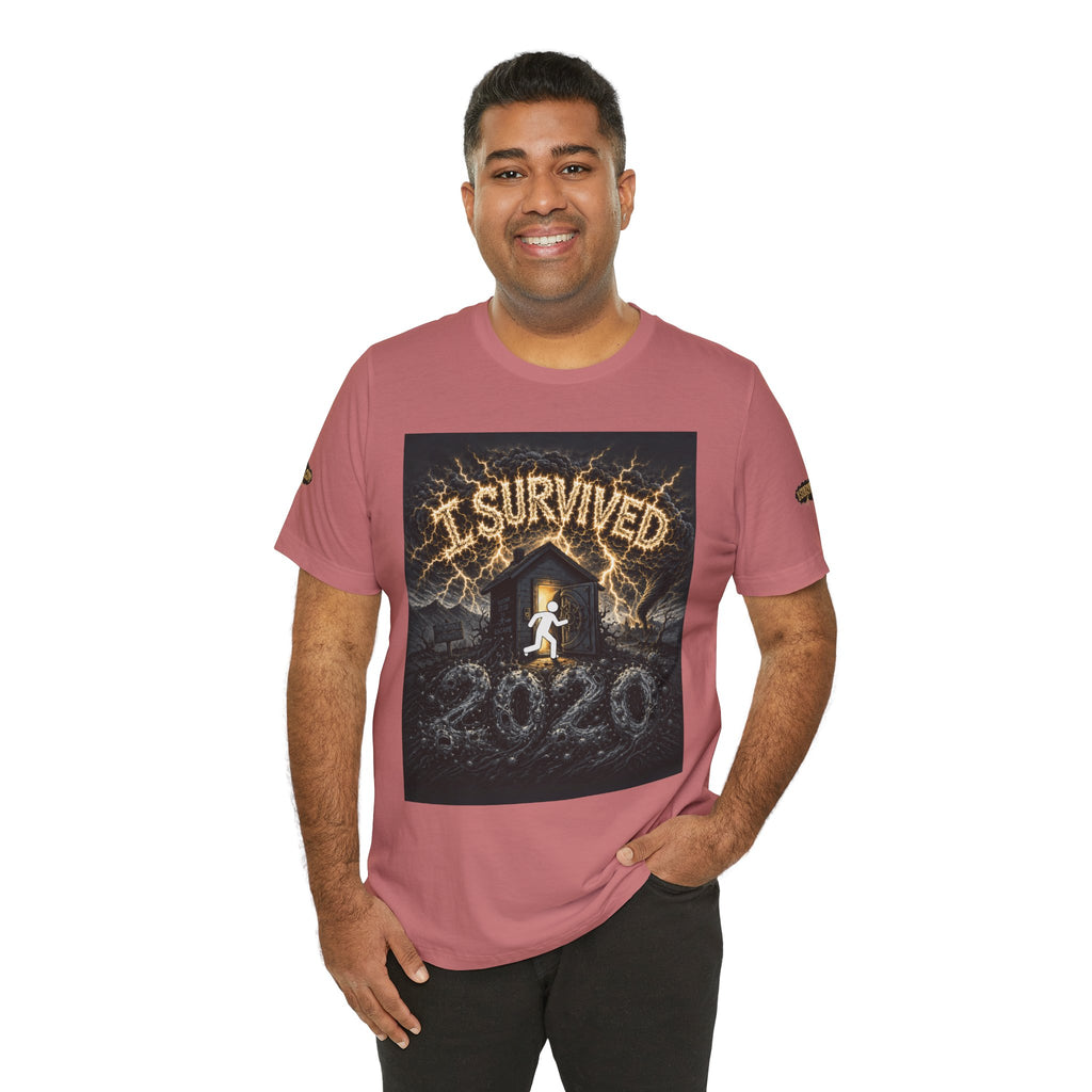 I Survived 2020 — Original Design Teaser Tee | Season 1 Premiere Drop Unisex Jersey Short Sleeve Tee