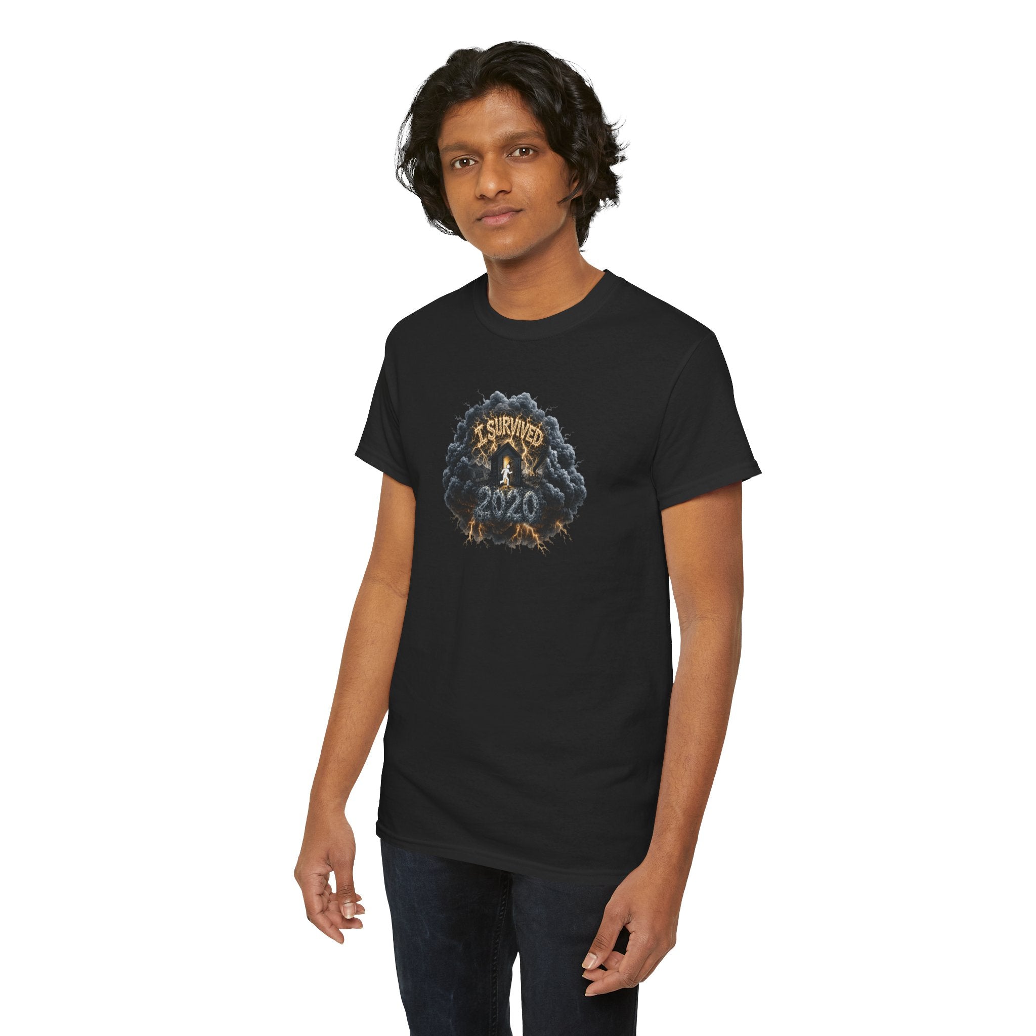 I Survived 2020 —  Original PILOT Design: Director's Cut Unisex Heavy Cotton Tee