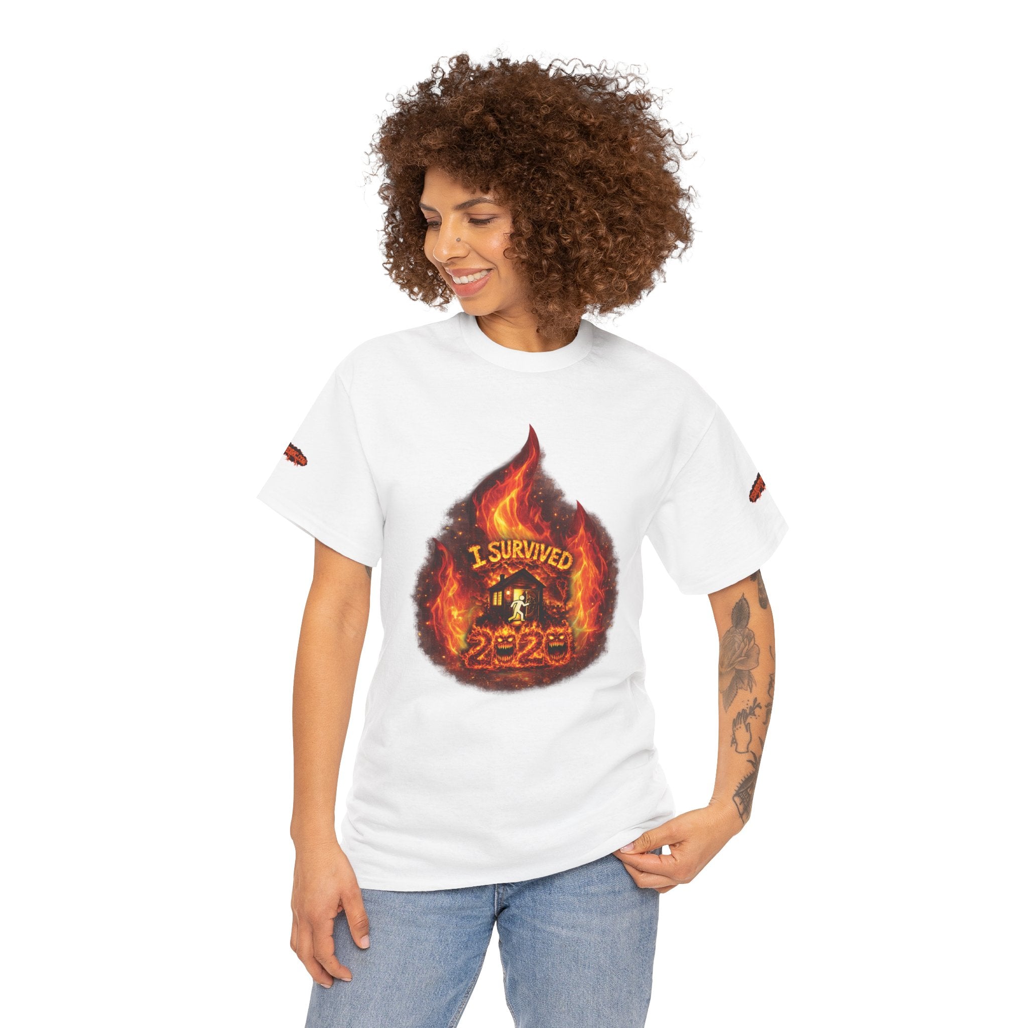 I Survived 2020 — Director's Cut S2:E3 "The California Wildfires" | Wildfire Edition Memorial Unisex Heavy Cotton Tee (SPECIAL EDITION)