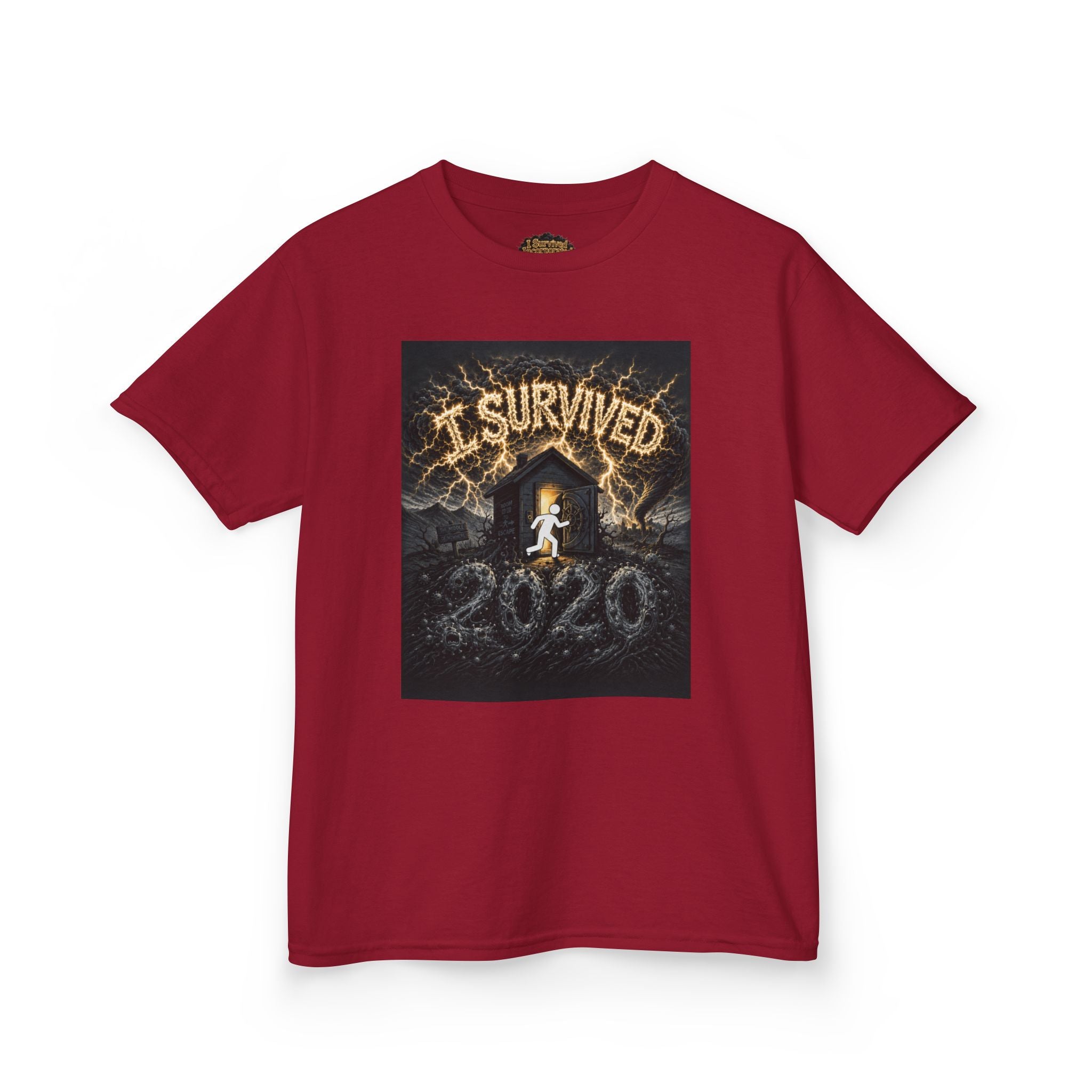 I Survived 2020 — Original Design Teaser Tee | Season 1 Premiere Drop Kids Heavy Cotton™ Tee