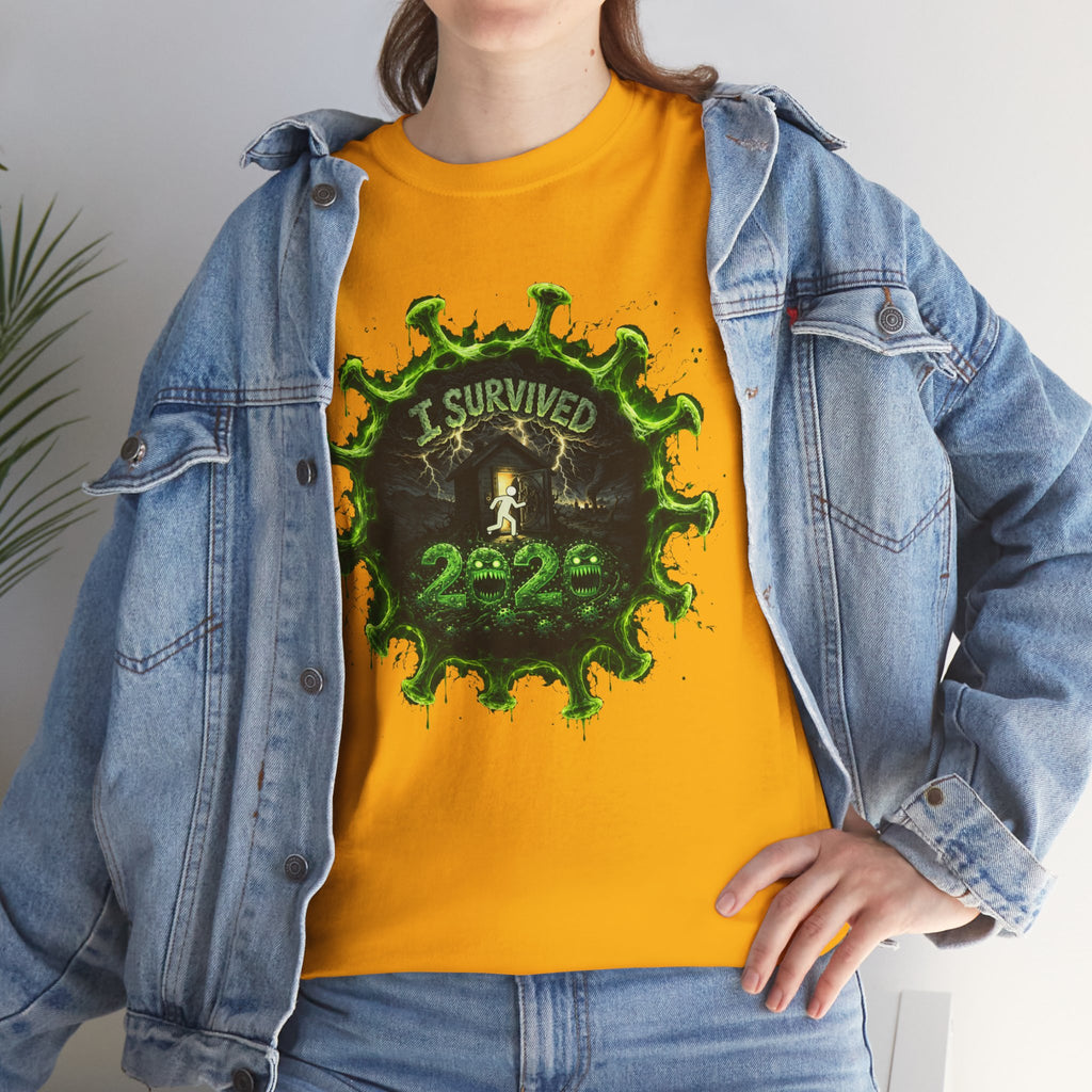 I Survived 2020 — Director's Cut S1:E1 "COVID-19: The Coronavirus" | Pandemic Edition Unisex Heavy Cotton Tee (SPECIAL EDITION)