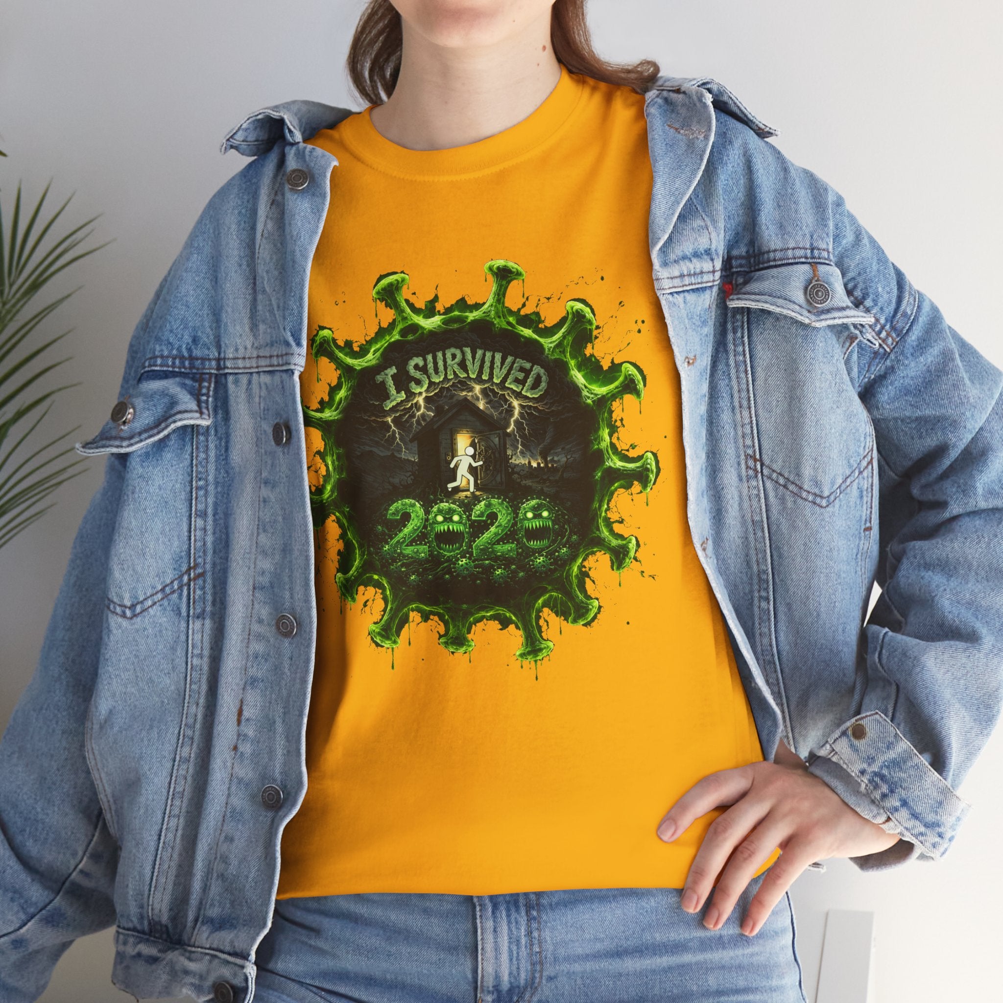 I Survived 2020 — Director's Cut S1:E1 "COVID-19: The Coronavirus" | Pandemic Edition Unisex Heavy Cotton Tee (SPECIAL EDITION)