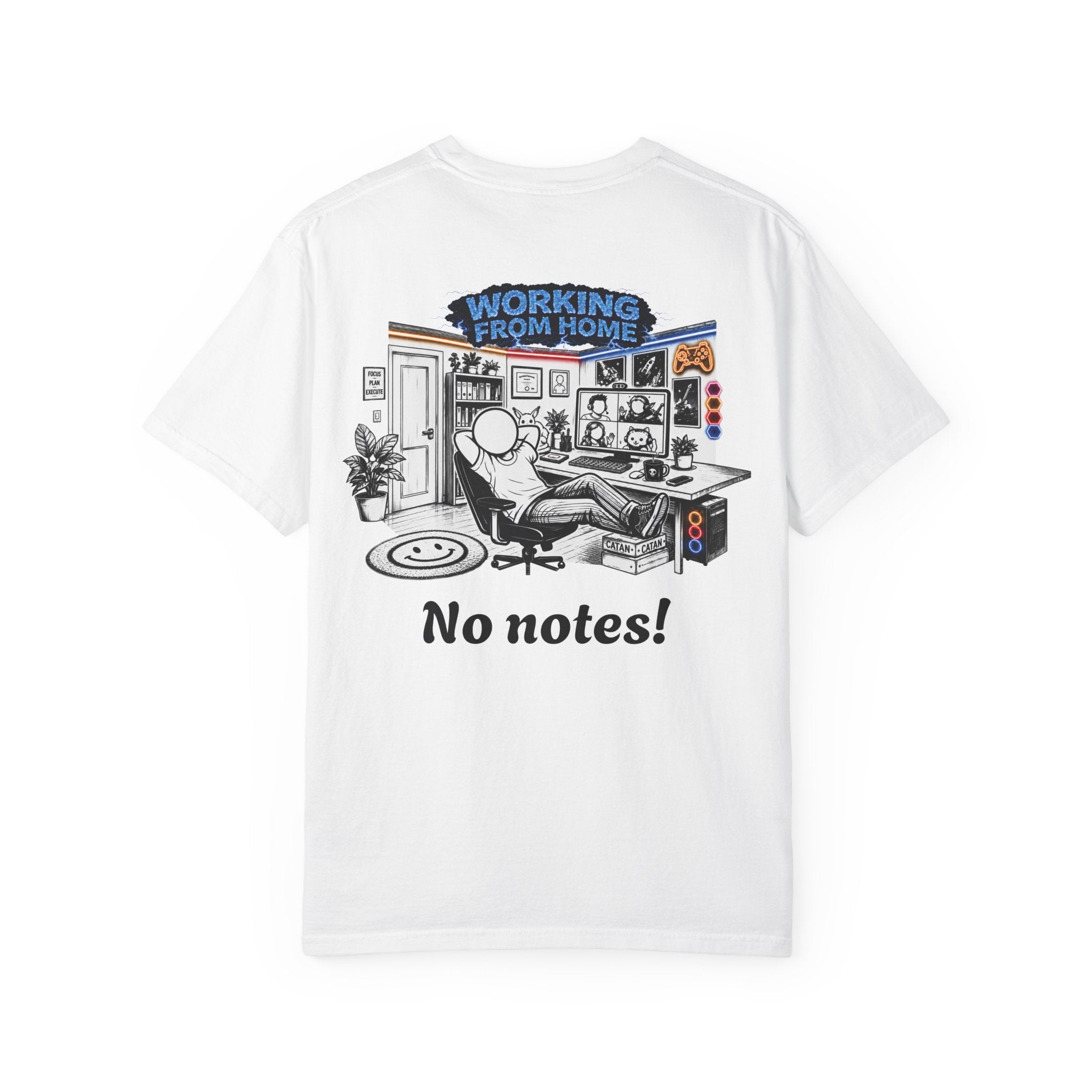 I Survived 2020 — LOCKDOWN S3:E4: "Working From Home" Unisex Garment-Dyed T-shirt