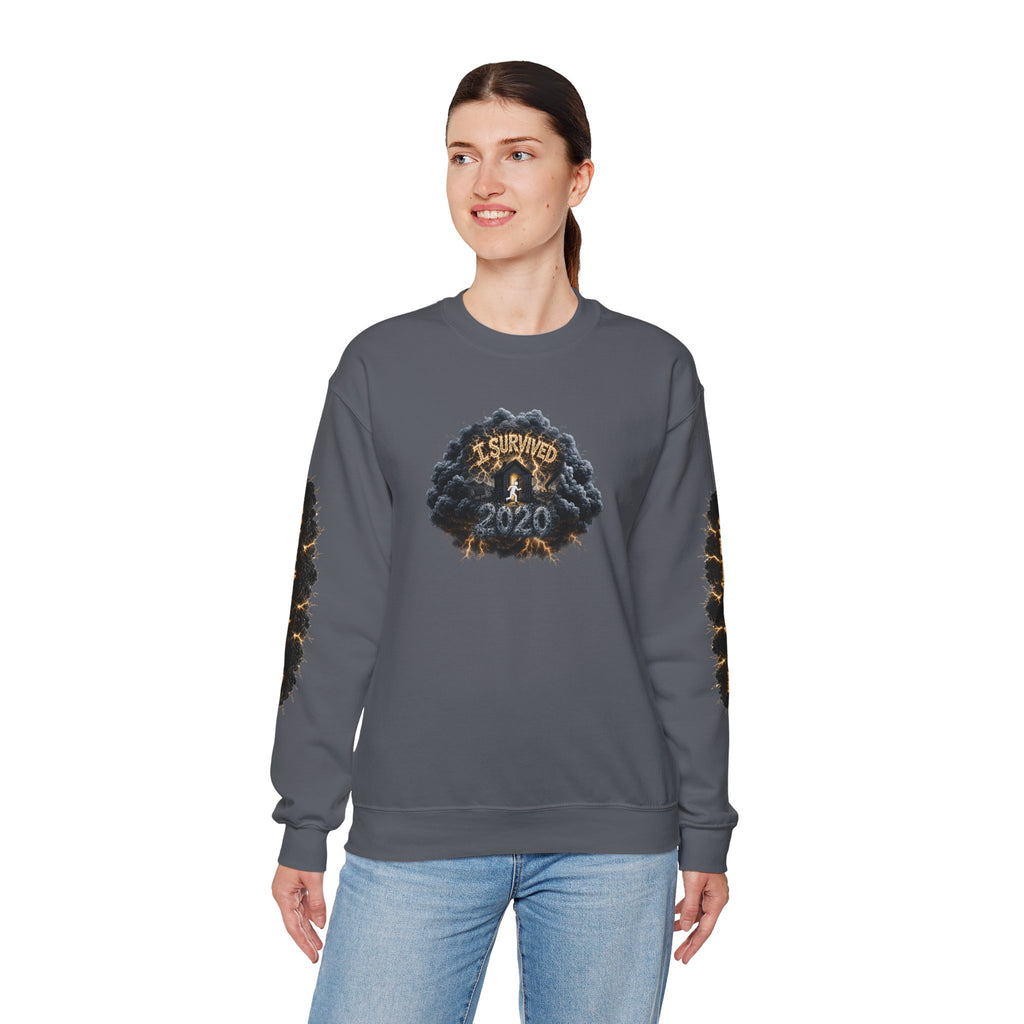 I Survived 2020 — Original PILOT Design: Director's Cut Special Edition Unisex Heavy Blend™ Crewneck Sweatshirt