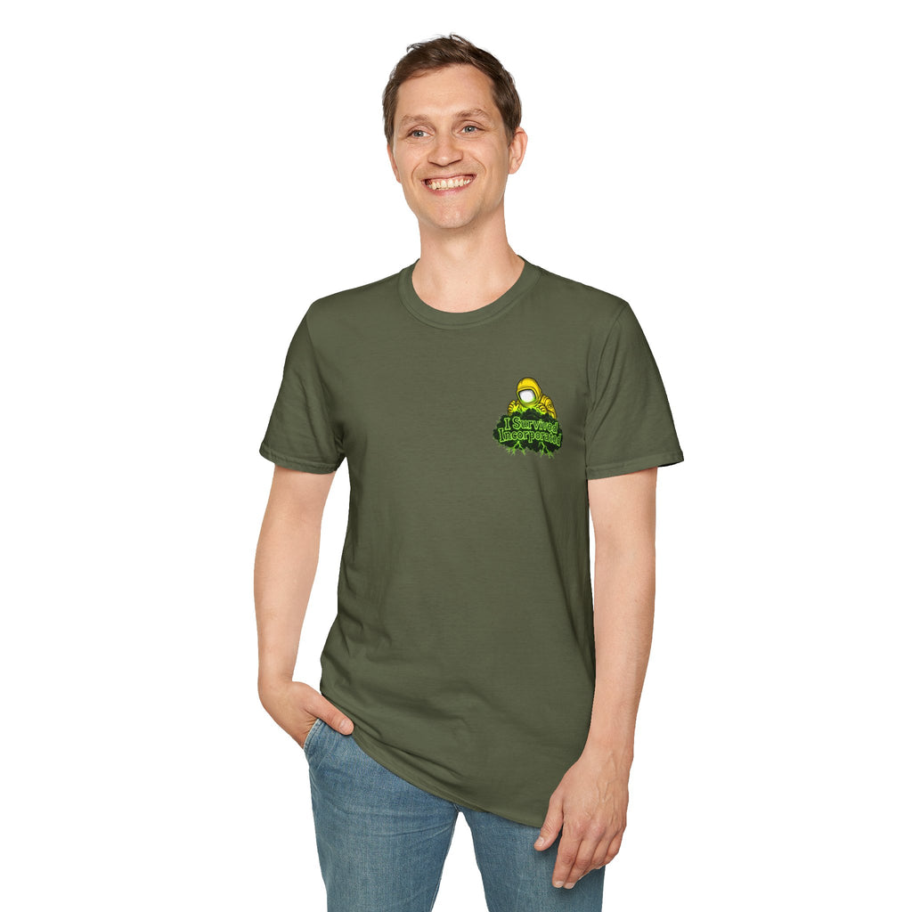 I Survived 2020 — "Please Stand By" Test Pattern Toxic Signal Tee Summer Premiere Unisex Softstyle T-Shirt