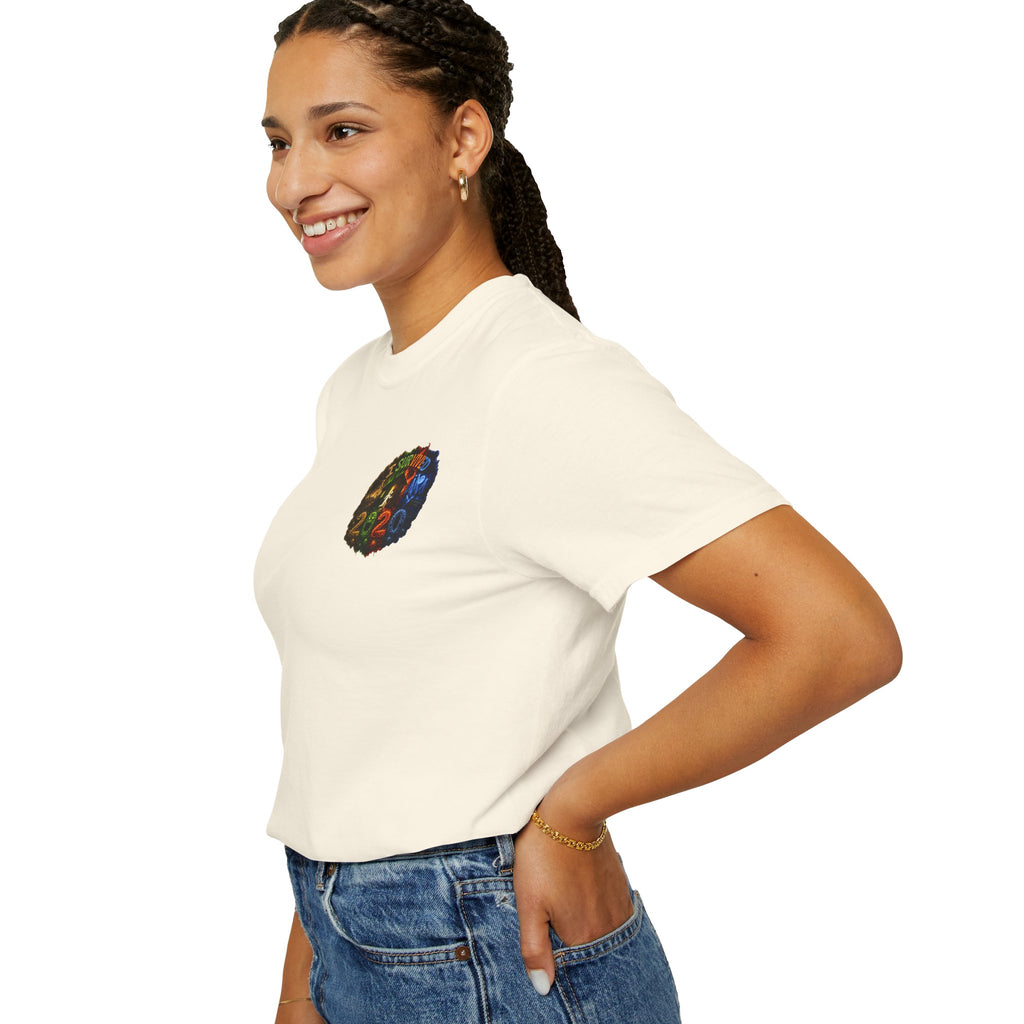 I Survived 2020 — "No Signal" Test Pattern Tee Alien Broadcast Finale Summer Premiere Unisex Garment-Dyed T-shirt