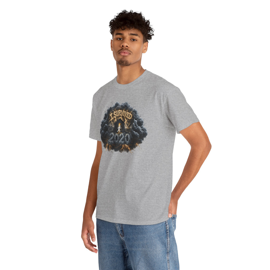 I Survived 2020 —  Deriector's Cut Original Design Teaser Tee | Season 1 Premiere Drop Unisex Heavy Cotton Tee