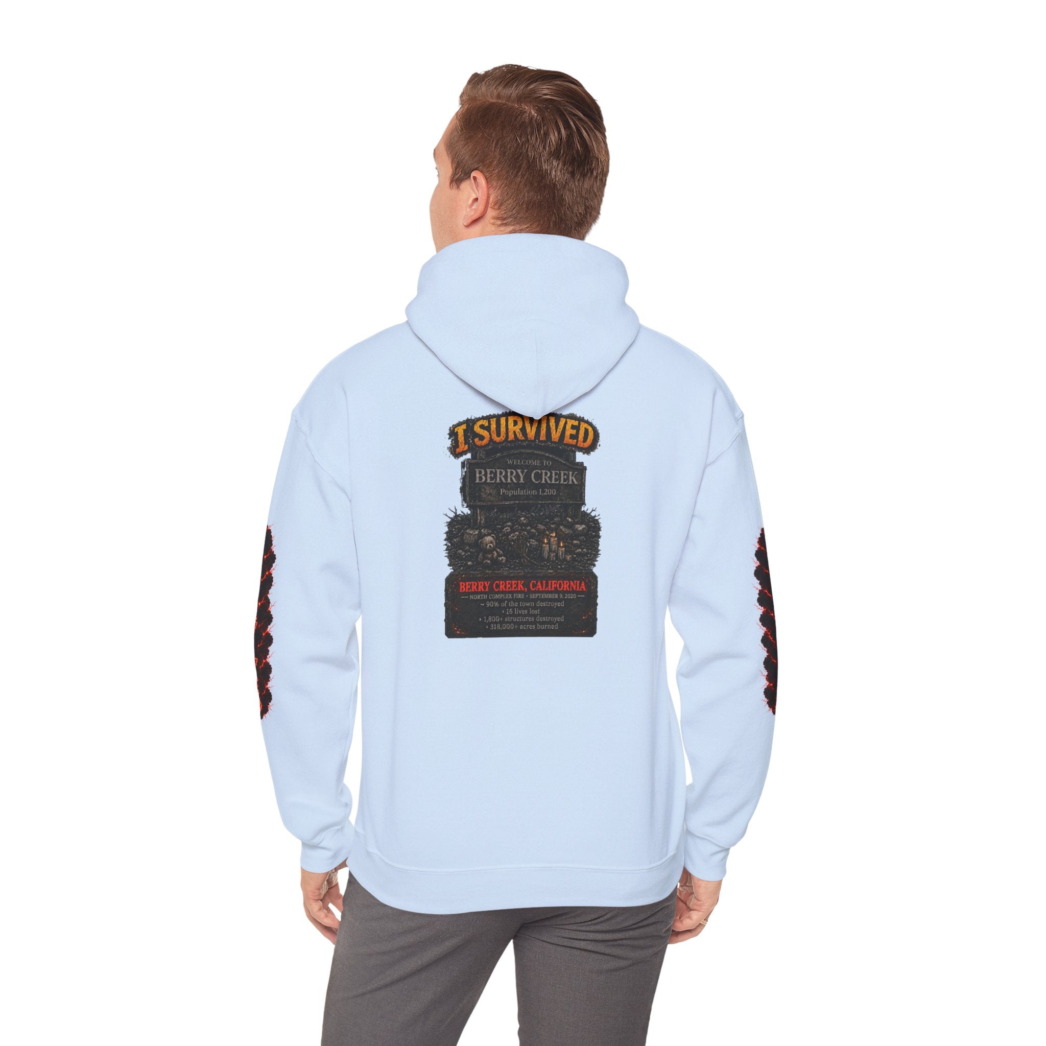 I Survived 2020 — Director's Cut S2:E1 "Berry Creek" | Wildfire Edition Memorial Hoodie Sweatshirt
