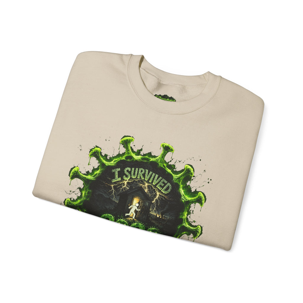 I Survived 2020 — Director's Cut S1:E3 "The Jab!" | Pandemic Edition Unisex Heavy Blend™ Crewneck Sweatshirt