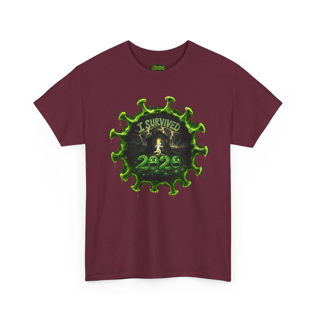 I Survived 2020 — Director's Cut S1:E1 "COVID-19: The Coronavirus" | Pandemic Edition Unisex Heavy Cotton Tee