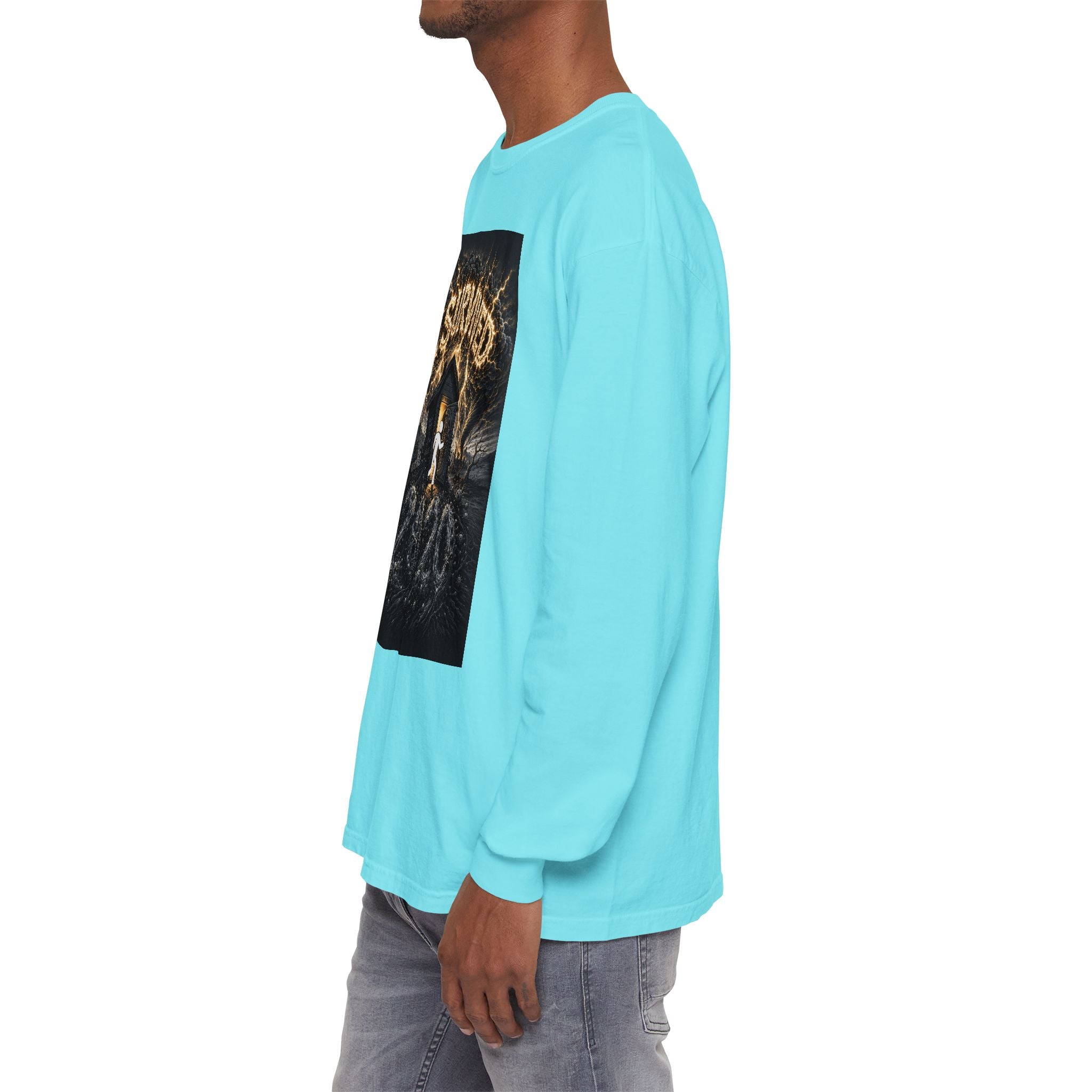 I Survived 2020 — Original PILOT Design Unisex Garment-Dyed Long Sleeve Tee