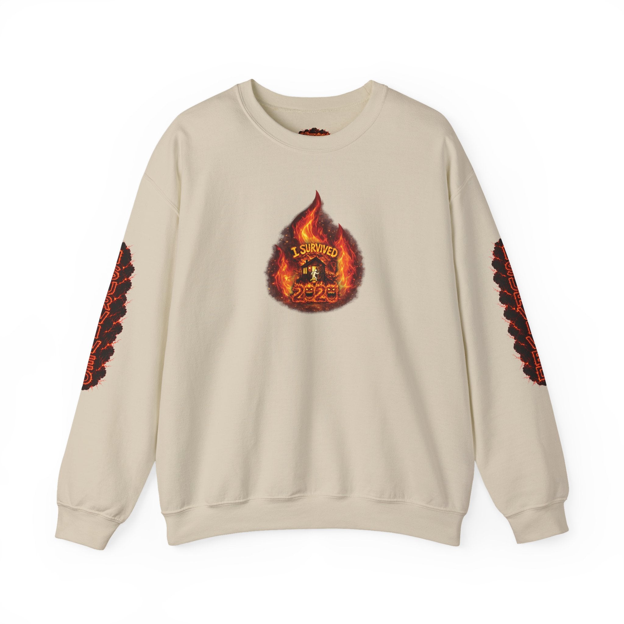 I Survived 2020 — WILDFIRES S2:E3: Director's Cut "The California Wildfires" Memorial Unisex Heavy Blend™ Crewneck Sweatshirt