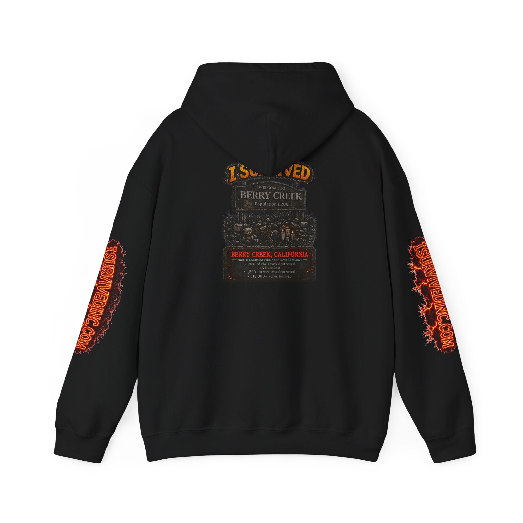 I Survived 2020 — WILDFIRES S2:E1: "Berry Creek" Memorial Hoodie
