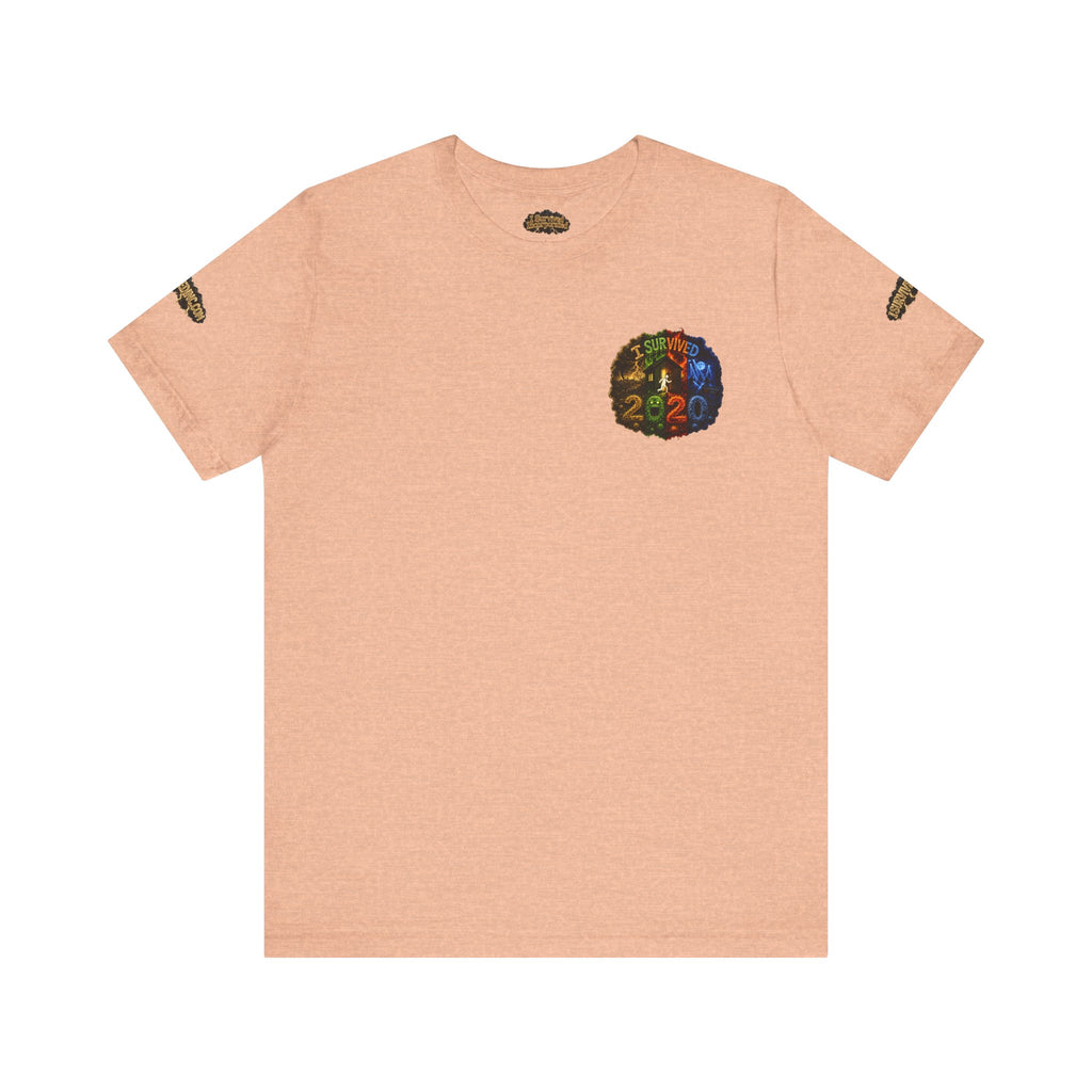 I Survived 2020 — "No Signal" Test Pattern Tee Alien Broadcast Finale Summer Premiere Unisex Jersey Short Sleeve Tee