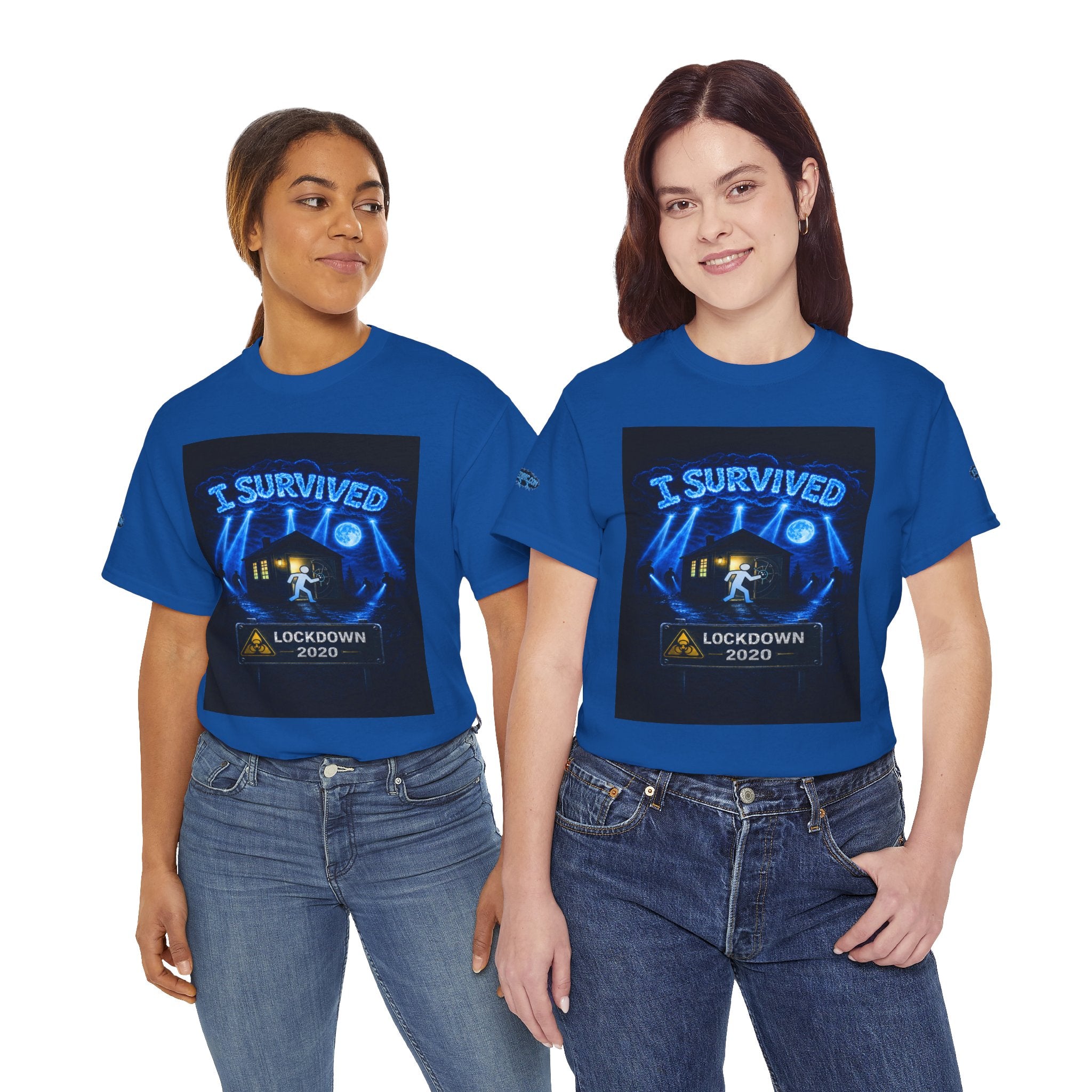 I Survived 2020 — LOCKDOWN S3:E2: Special Edition "Dating Under Lockdown" Unisex Heavy Cotton Tee