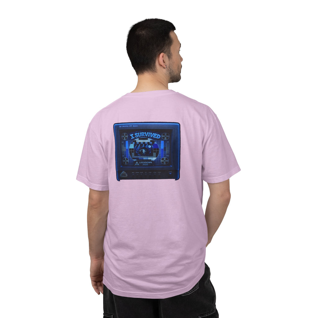 I Survived 2020 — "Please Stand By" Test Pattern Tee Lockdown Special Edition Summer Exclusive Unisex Garment-Dyed T-shirt