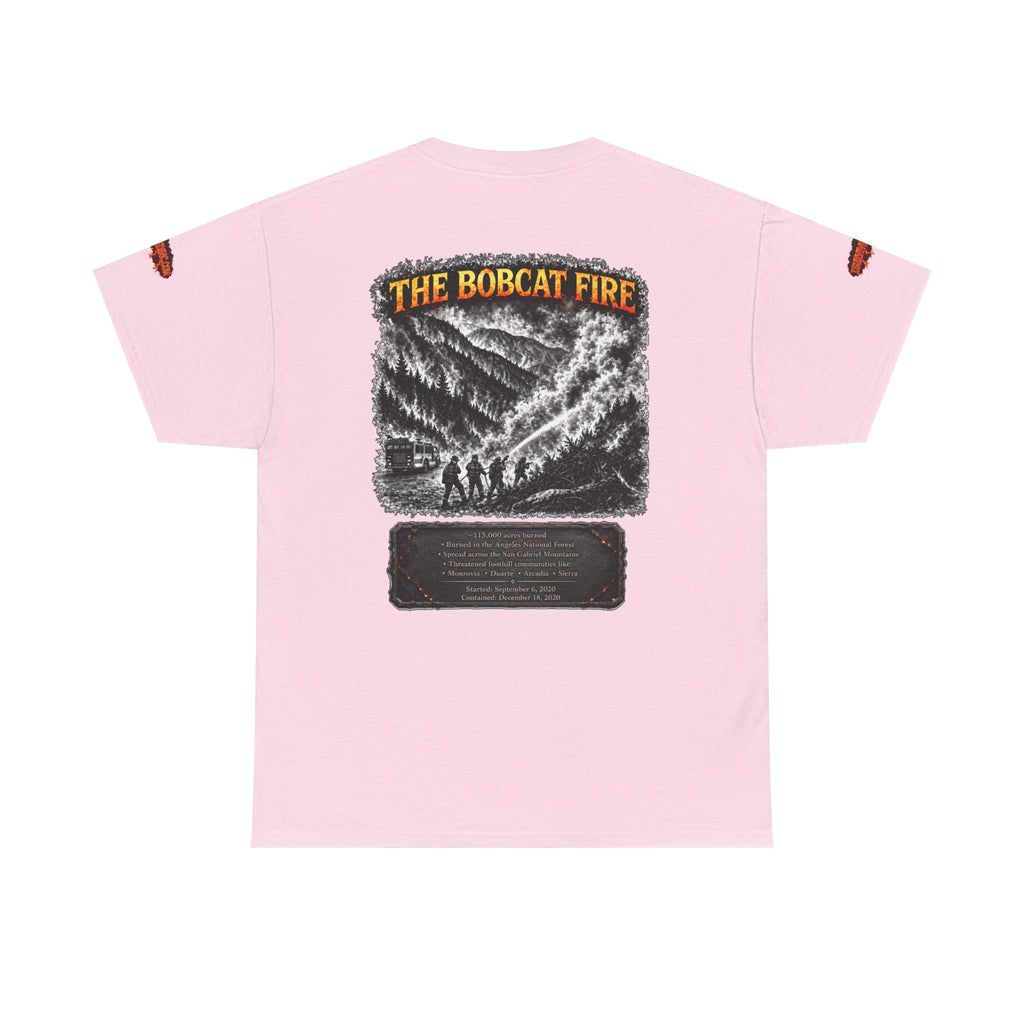 I Survived 2020 — WILDFIRES S2:E2: Special Edition "The Bobcat Fire" Memorial Unisex Heavy Cotton Tee