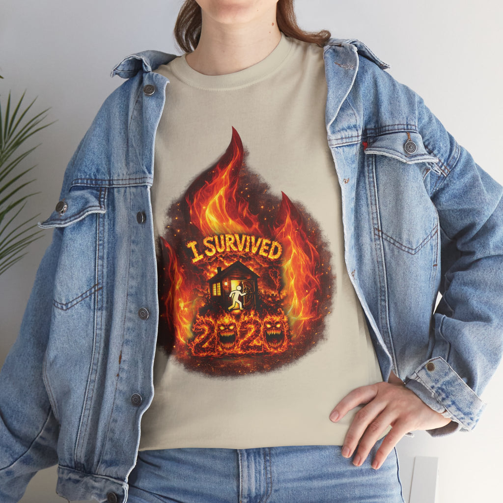 I Survived 2020 — Director's Cut S2:E1 "Berry Creek" | Wildfire Edition Memorial Unisex Heavy Cotton Tee