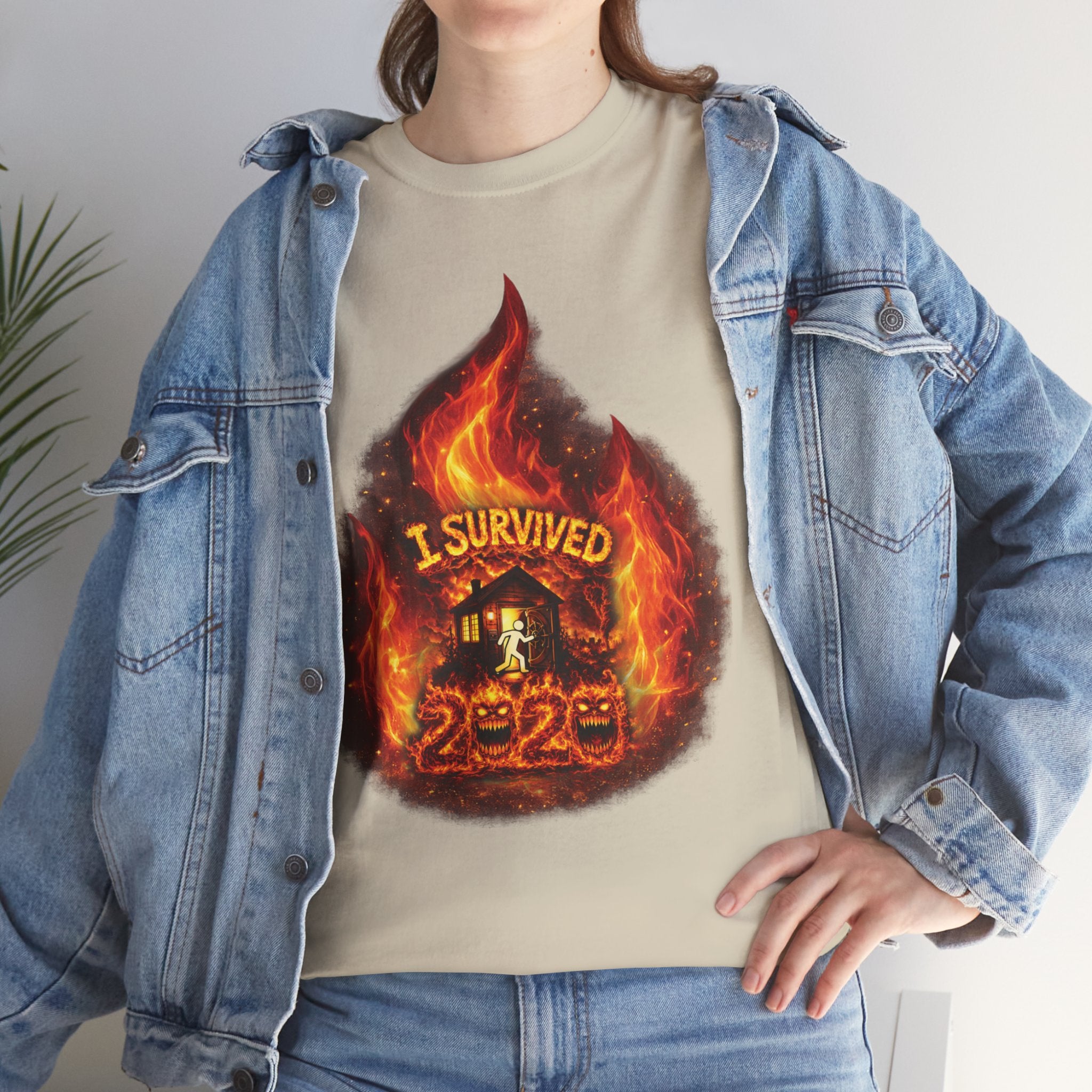 I Survived 2020 — Director's Cut S2:E1 "Berry Creek" | Wildfire Edition Memorial Unisex Heavy Cotton Tee