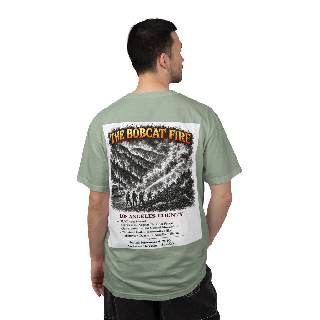 I Survived 2020 — S2:E2 "The Bobcat Fire" | Wildfire Edition Memorial Unisex Garment-Dyed T-shirt