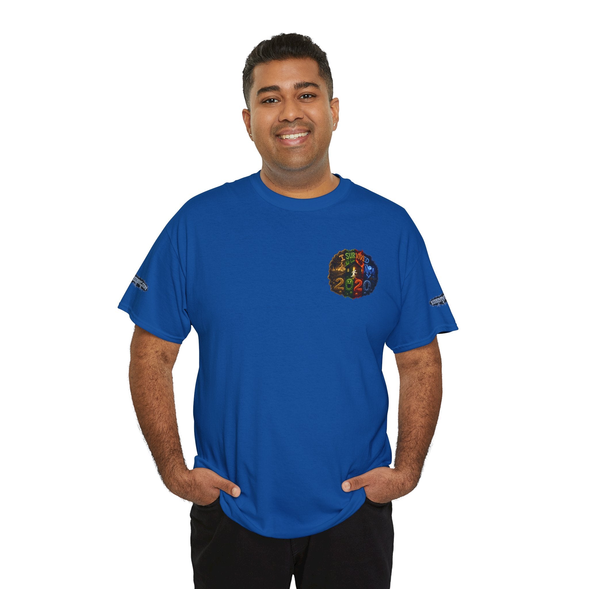 I Survived 2020 — "No Signal" Test Pattern Tee Alien Broadcast Finale Special Edition Summer Premiere Unisex Heavy Cotton Tee