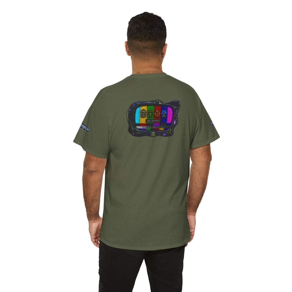 I Survived 2020 — "No Signal" Test Pattern Tee Alien Broadcast Finale Special Edition Summer Premiere Unisex Heavy Cotton Tee