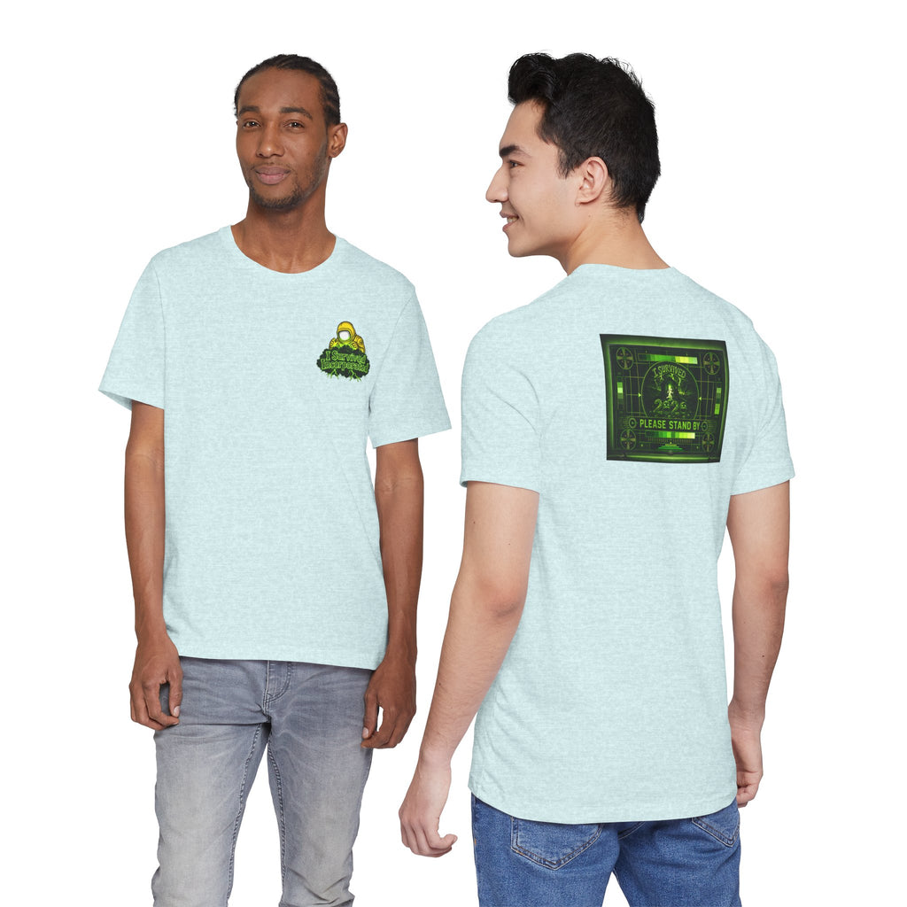 I Survived 2020 — "Please Stand By" Test Pattern Toxic Signal Tee Summer Premiere Unisex Jersey Short Sleeve Tee