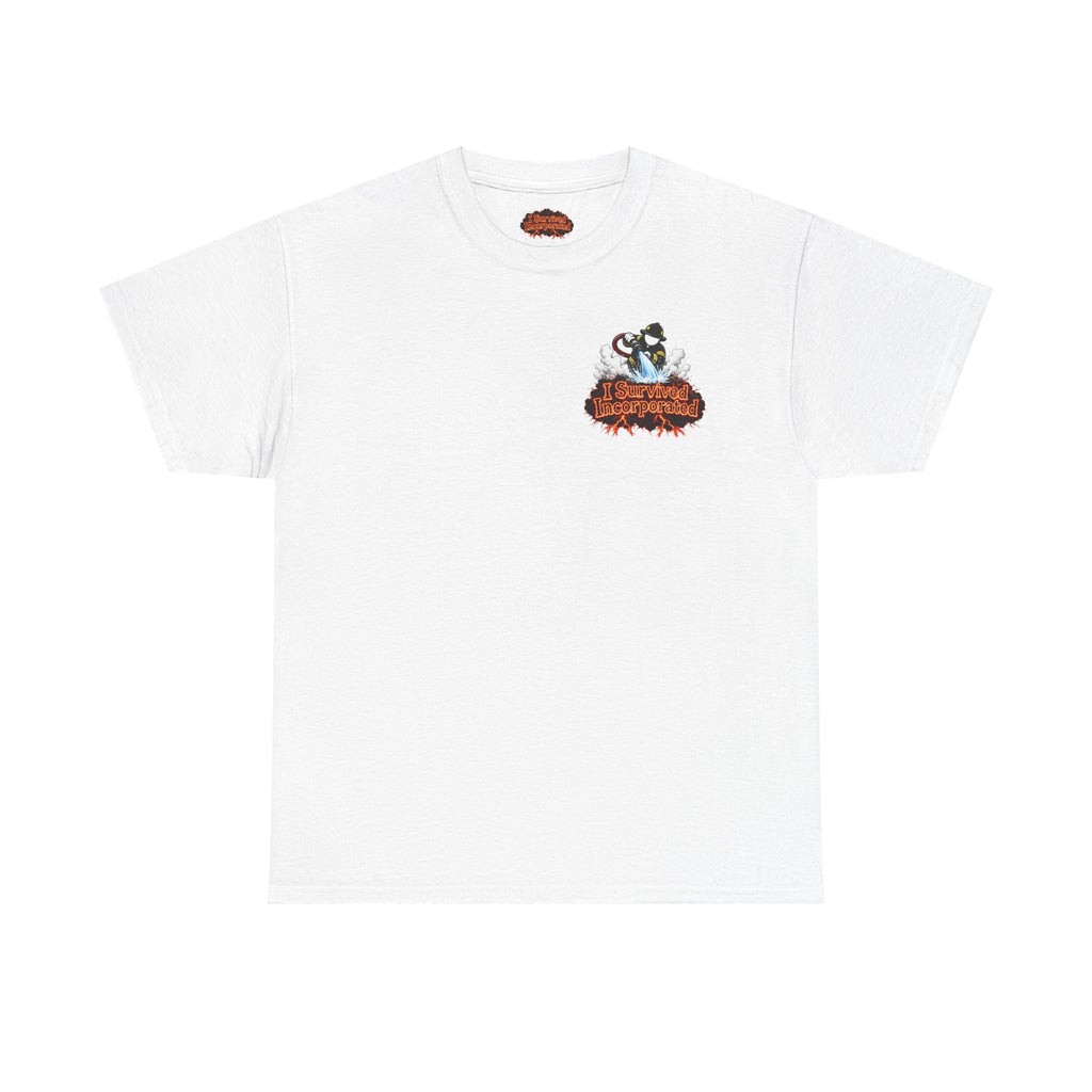 I Survived 2020 — "Please Stand By" Test Pattern Tee Wildfire Signal Edition Summer Premiere Unisex Heavy Cotton Tee