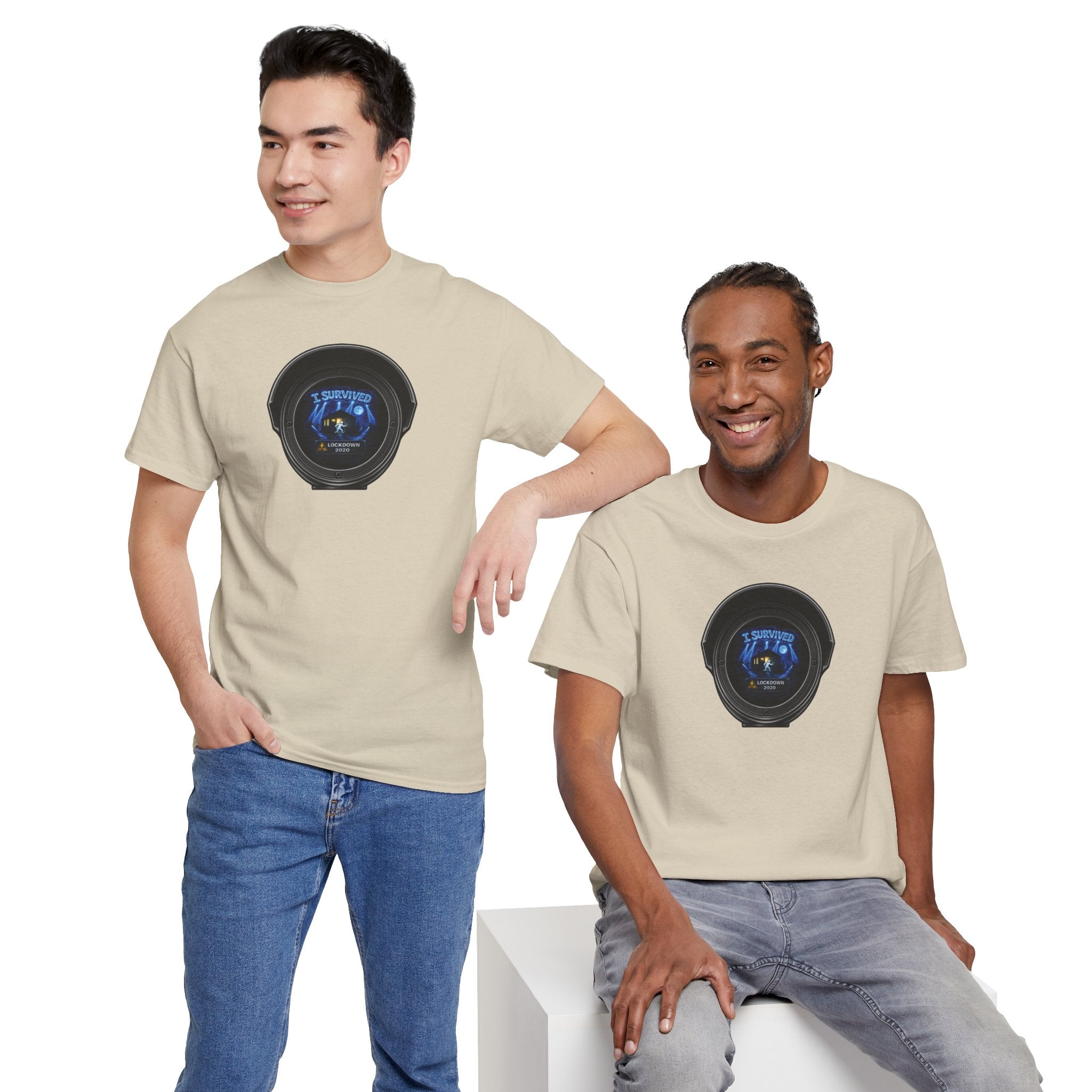 I Survived 2020 — LOCKDOWN S3:E1: Director's Cut "Quarantine" Unisex Heavy Cotton Tee