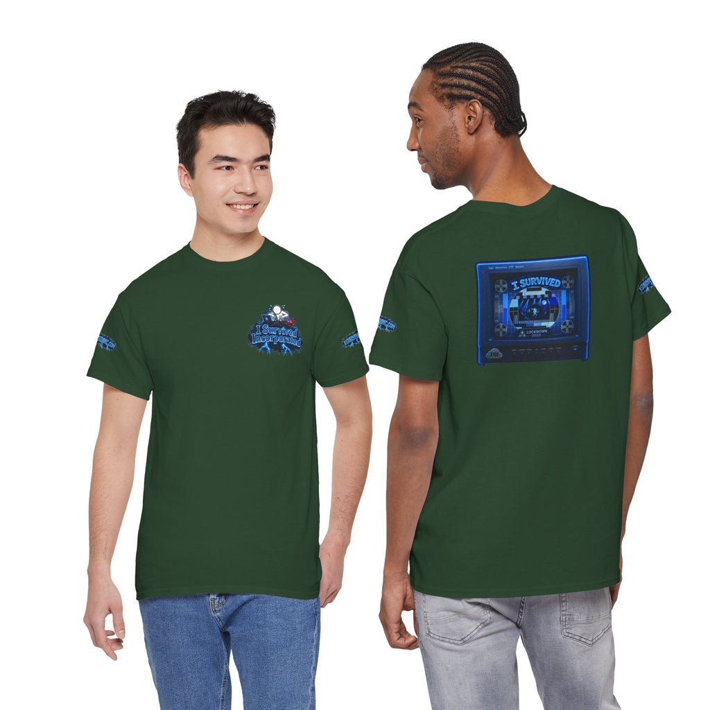 I Survived 2020 — "Please Stand By" Test Pattern Tee Lockdown Special Edition Summer Exclusive Unisex Heavy Cotton Tee