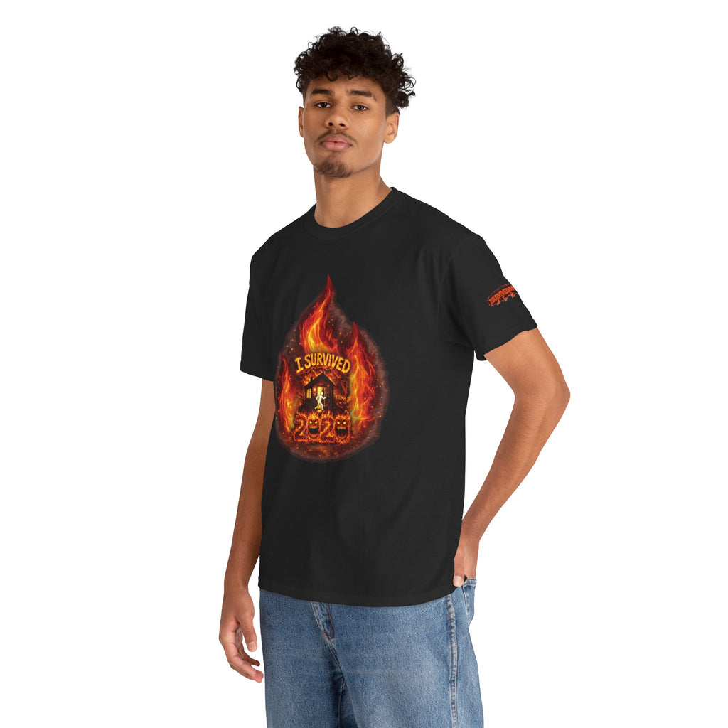I Survived 2020 — Director's Cut S2:E3 "The California Wildfires" | Wildfire Edition Memorial Unisex Heavy Cotton Tee (SPECIAL EDITION)