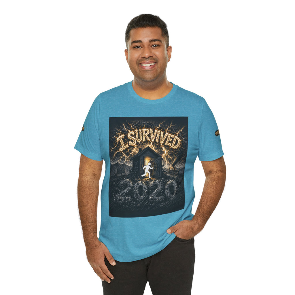 I Survived 2020 — Original Design Teaser Tee | Season 1 Premiere Drop Unisex Jersey Short Sleeve Tee