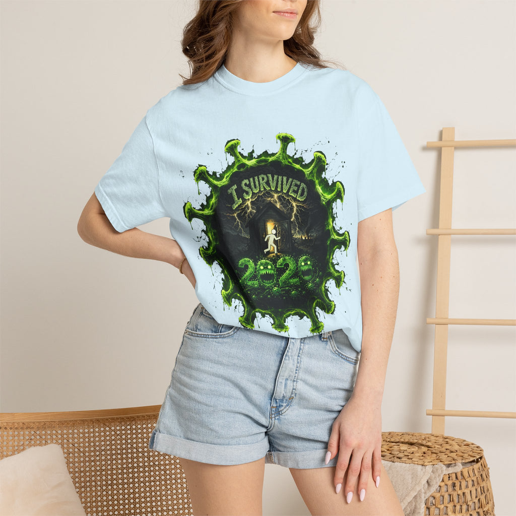 I Survived 2020 — Director's Cut S1:E3 "The Jab!" | Pandemic Edition Unisex Garment-Dyed T-shirt