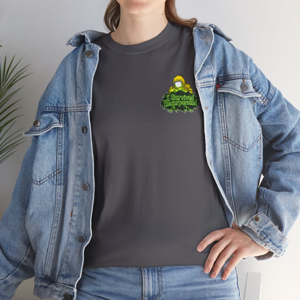 I Survived 2020 — "Please Stand By" Test Pattern Toxic Signal Tee Summer Premiere Unisex Heavy Cotton Tee