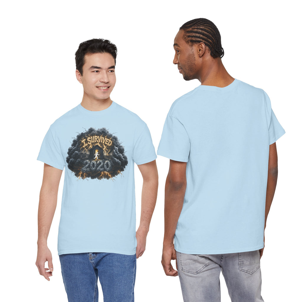 I Survived 2020 — Director's Cut Original Design Teaser Tee | Season 1 Premiere Drop Unisex Heavy Cotton Tee