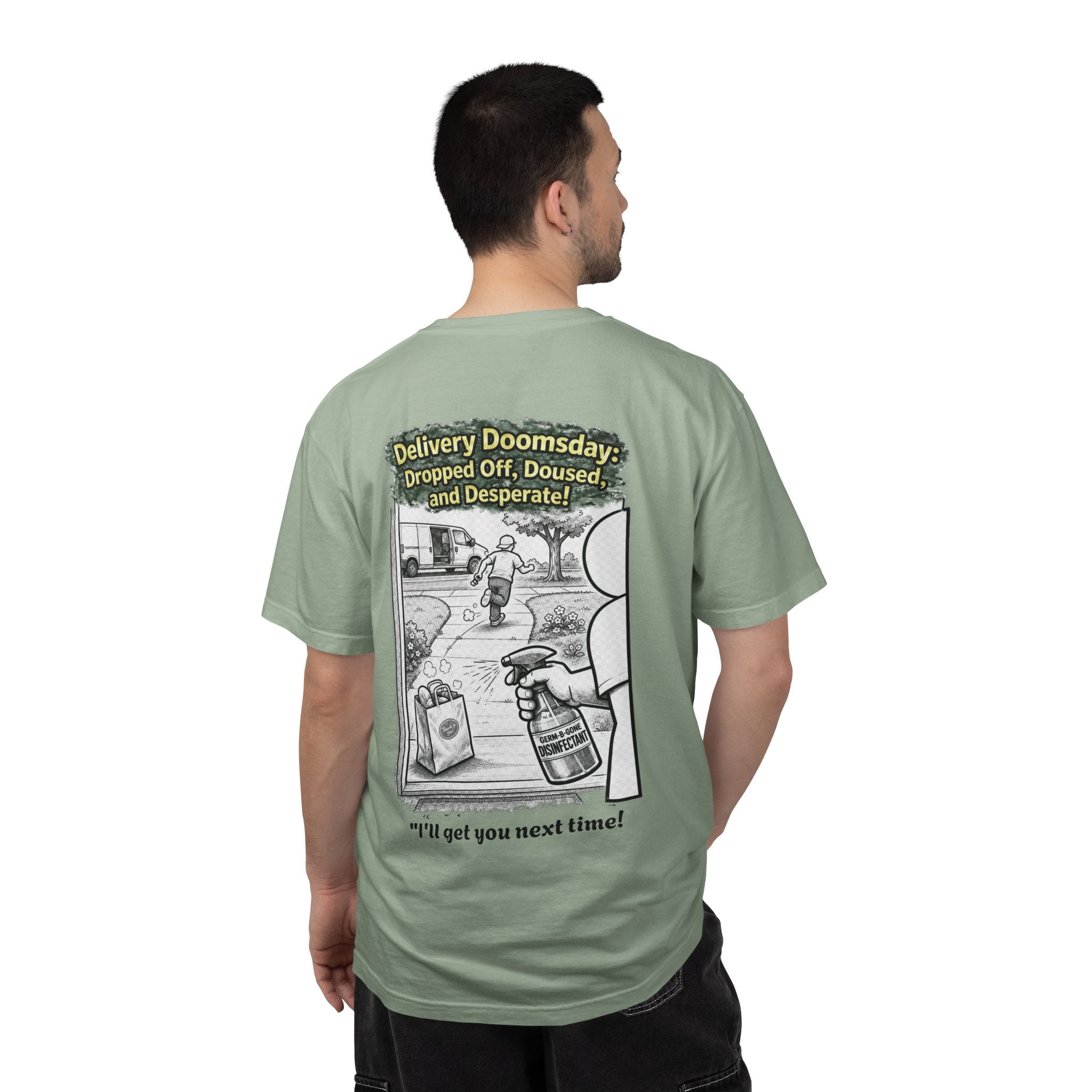 I Survived 2020 — Director's Cut S1:E5 "Delivery Doomsday" | Pandemic Edition Unisex Garment-Dyed T-shirt