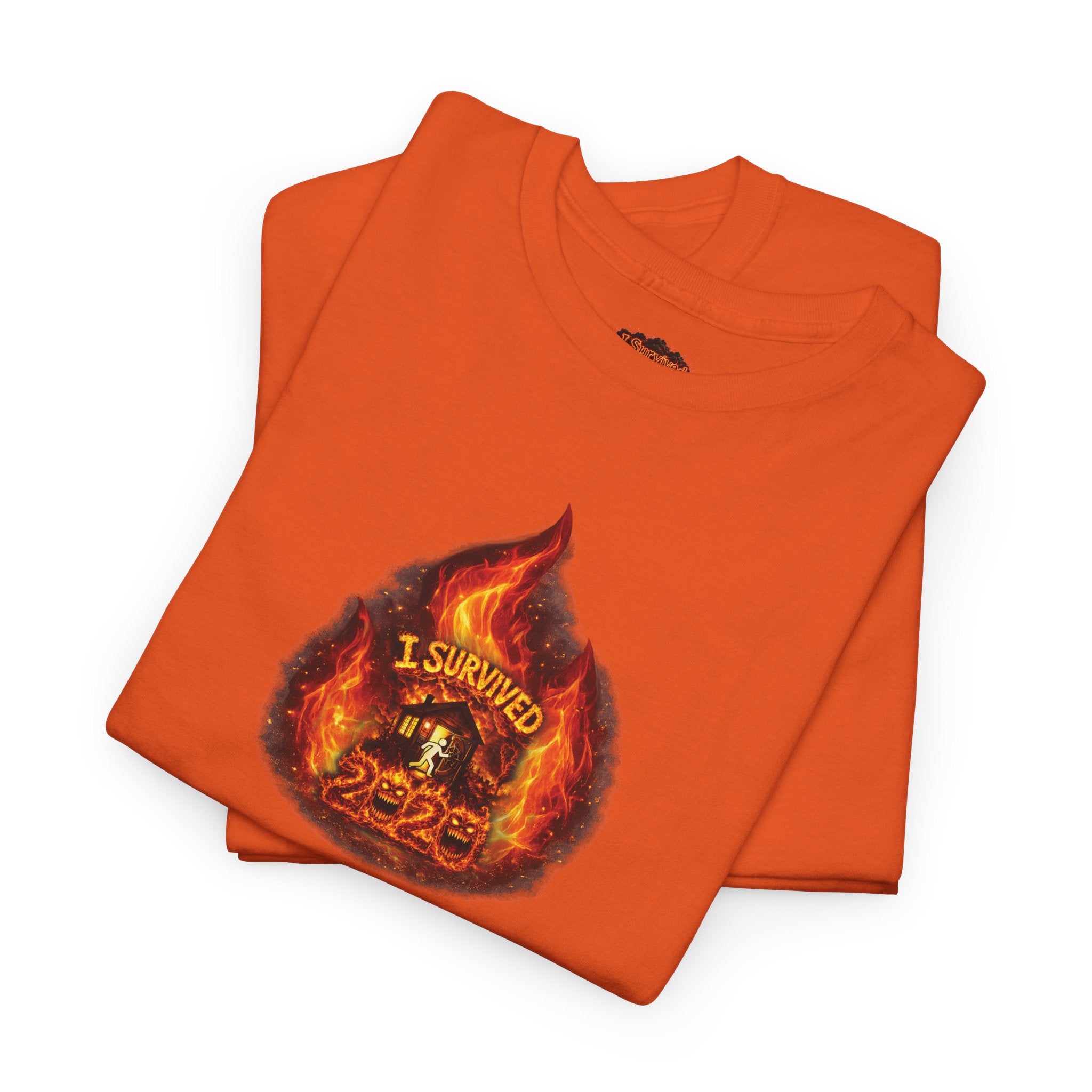 I Survived 2020 — WILDFIRES S2:E1: Director's Cut Special Edition "Berry Creek" Memorial Unisex Heavy Cotton Tee