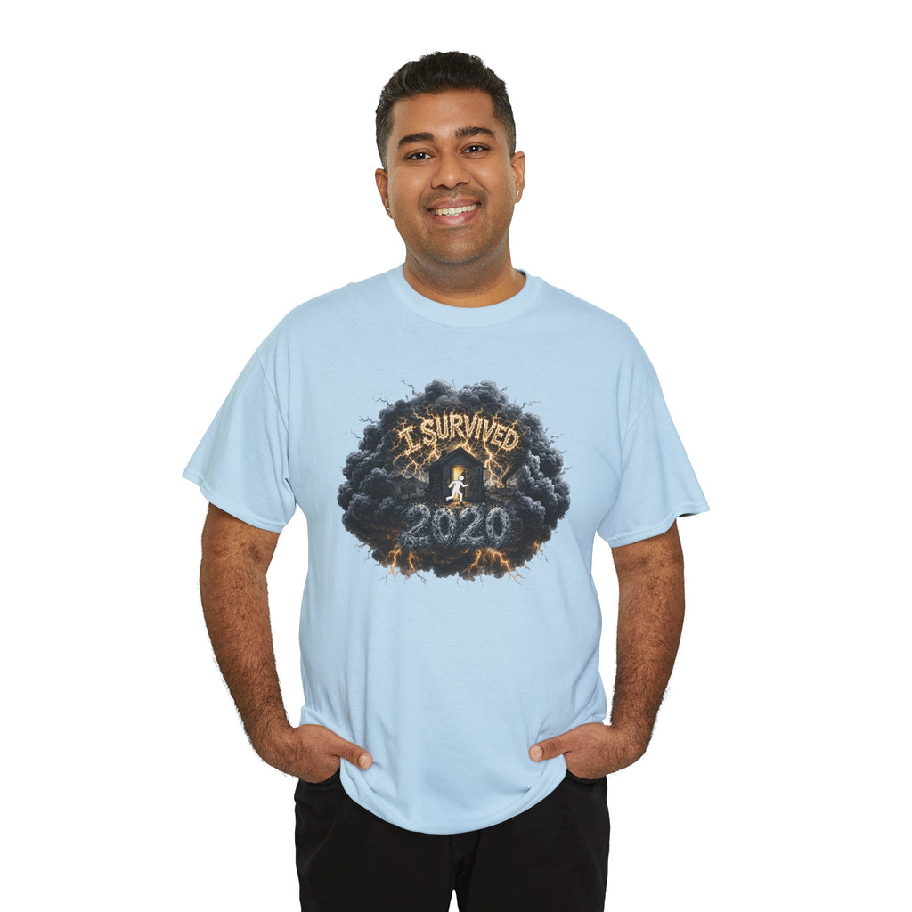 I Survived 2020 —  Deriector's Cut Original Design Teaser Tee | Season 1 Premiere Drop Unisex Heavy Cotton Tee