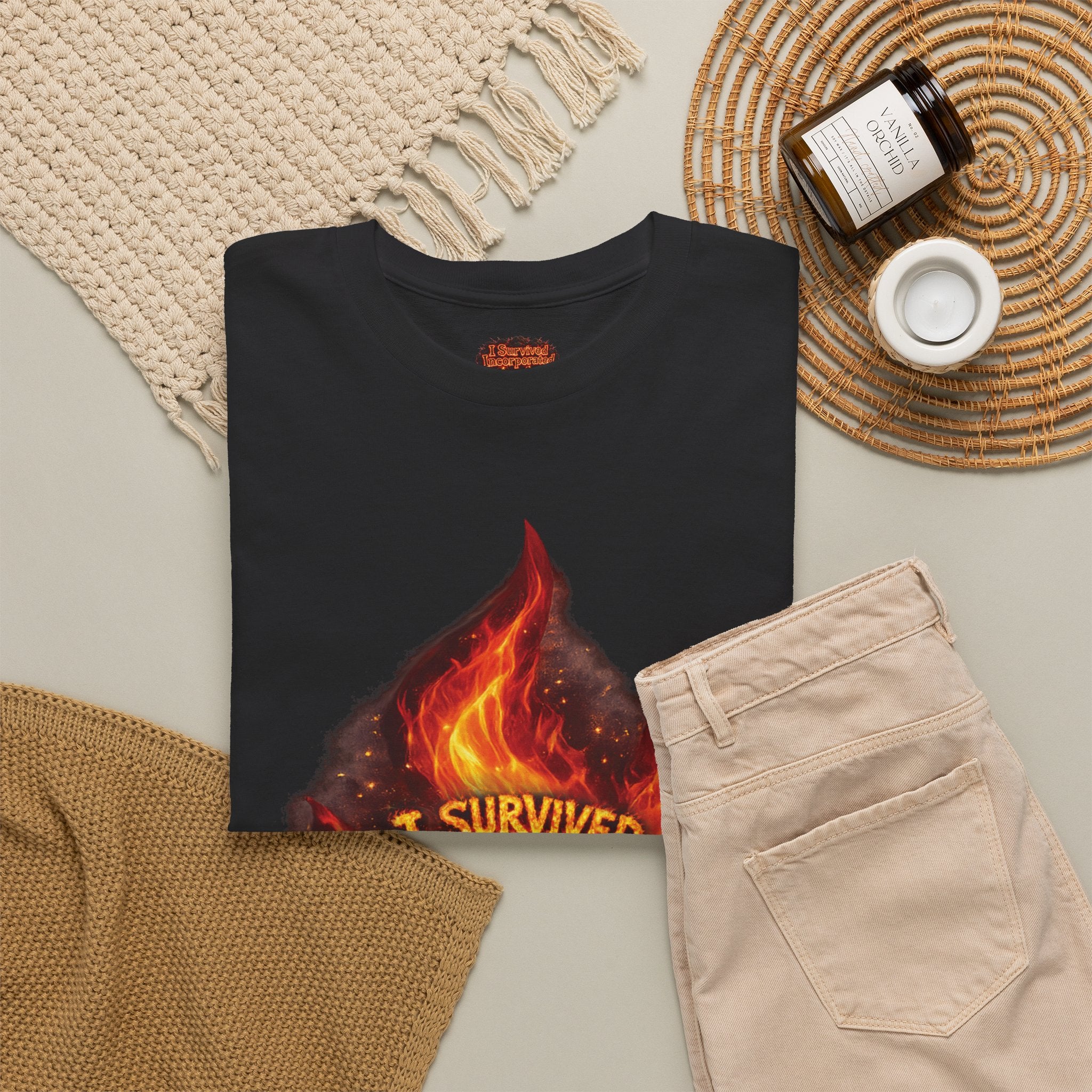 I Survived 2020 — Director's Cut S2:E3 "The California Wildfires" | Wildfire Edition Memorial Unisex Heavy Cotton Tee (SPECIAL EDITION)