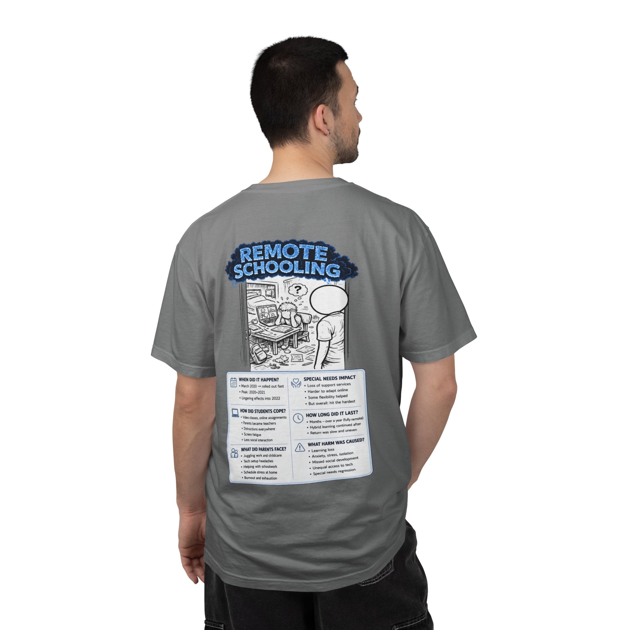 I Survived 2020 — Director's Cut S3:E3 "Remote Schooling" | Lockdown Edition Documentary Unisex Garment-Dyed T-shirt